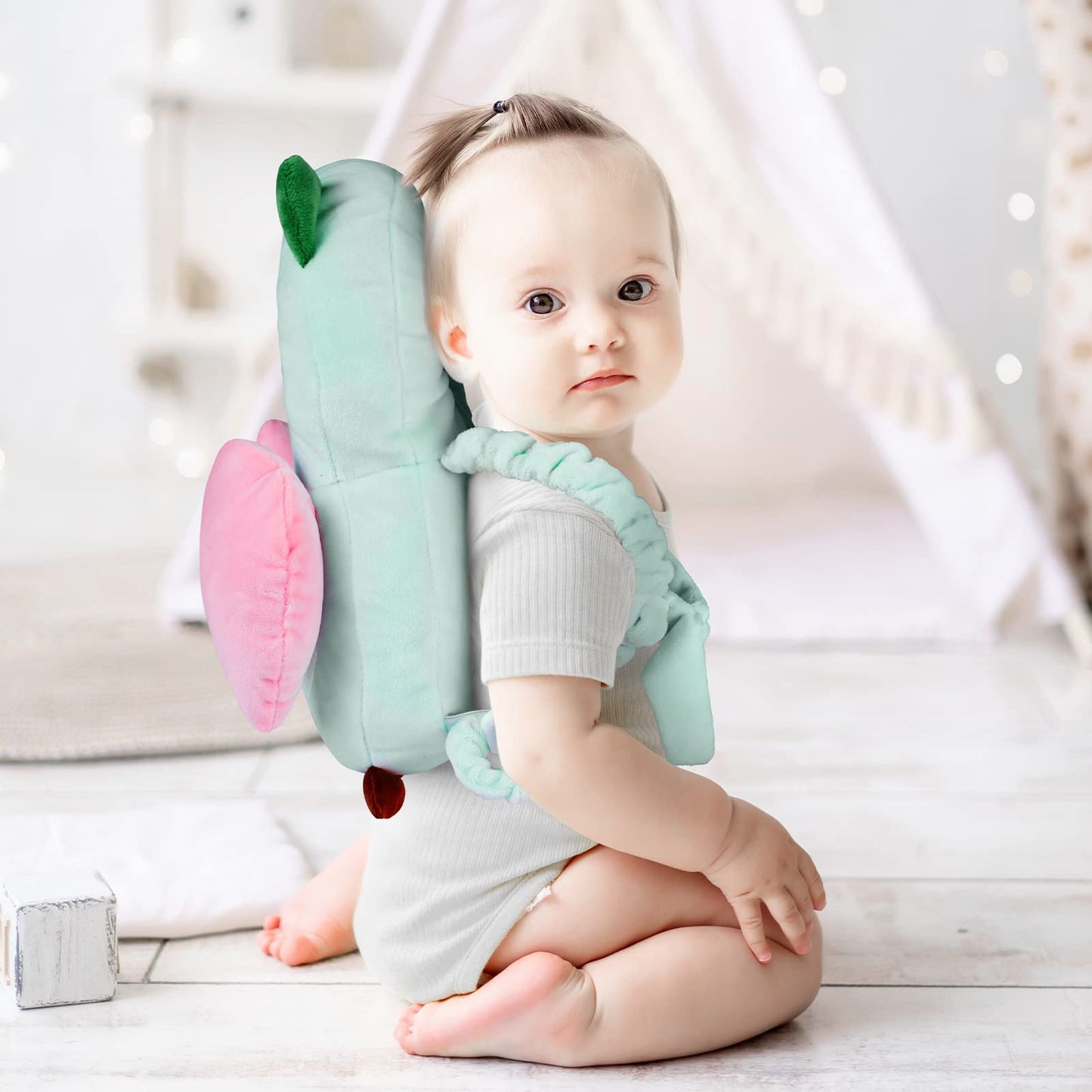 Mochila Protectora de Cabeza Mounting UP Búho para Bebé y Niño