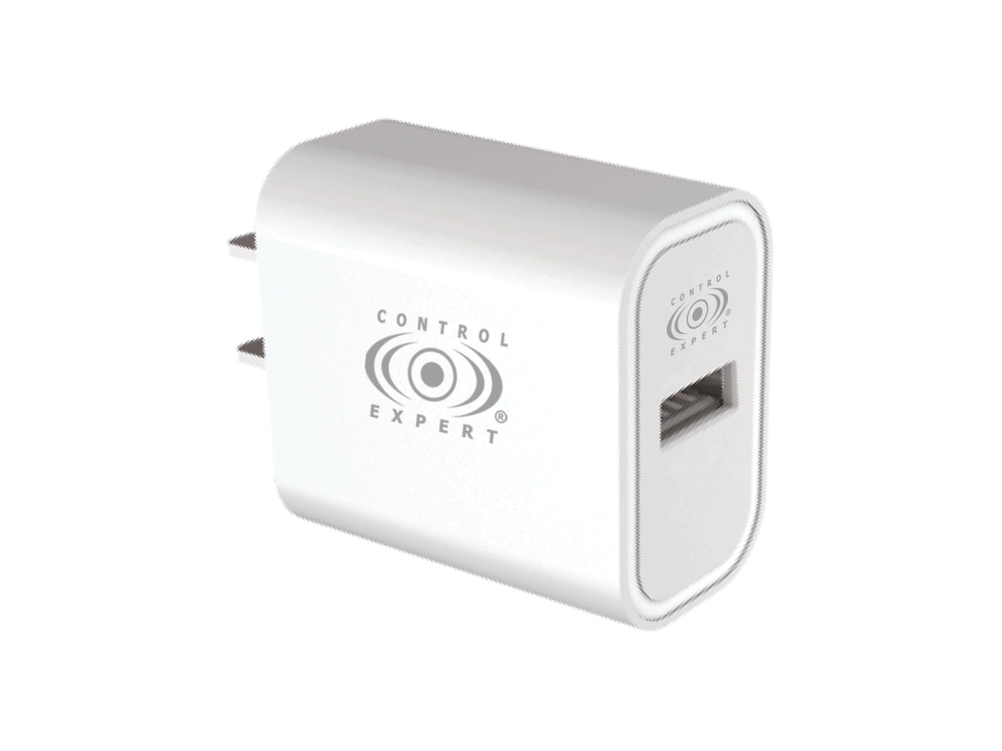 CONTROL EXPERT Cargador Universal USB Carga Rápida 5V 2.1A (Blanco)