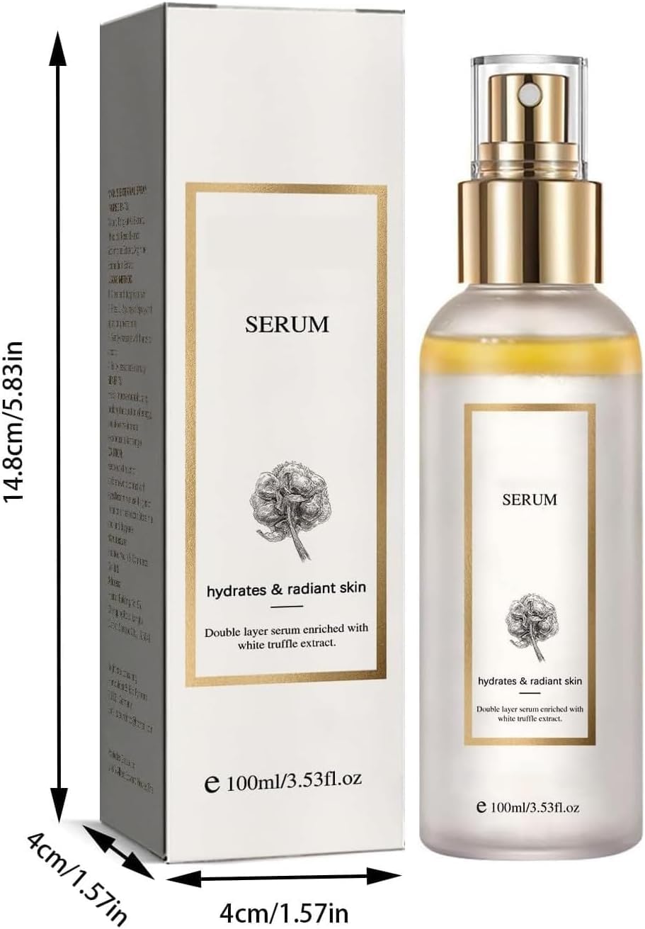 White Truffle First Spray Serum, Hydrating Facial Mist With White Truffles, Glowy Hydrating Antioxidant Serum Face Mist, Glow Serum For Radiant Skin (1PCS)