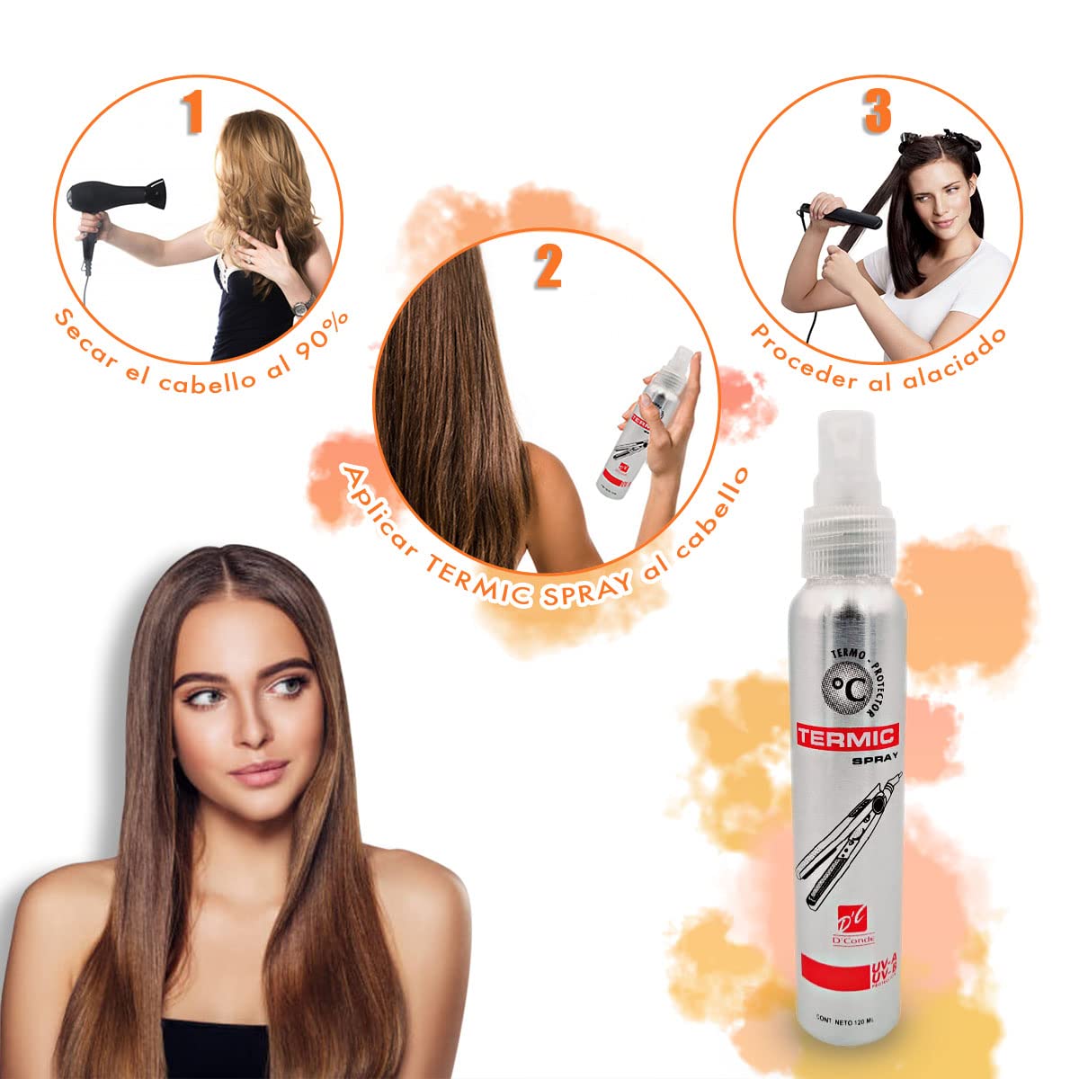 Spray Termoprotector D'Conde Termic para Cabello