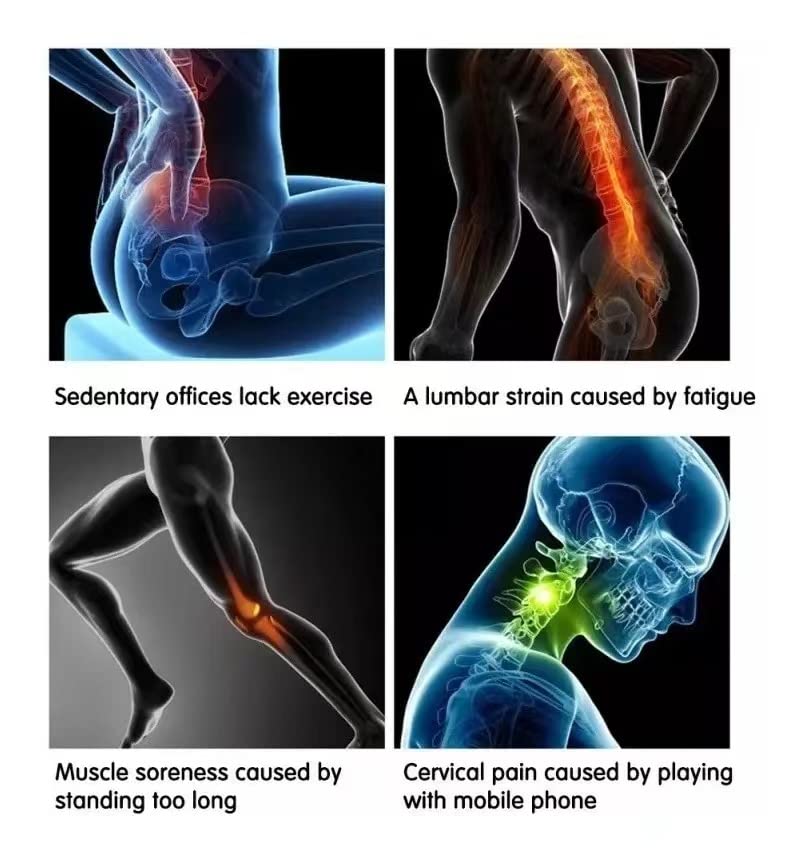 Pistola de Masaje, Massage Gun Inalámbrico Masajeador de Percusión de Tejido Profundo Ultra Silencioso 30 Velocidades Nuevo Estilo Masajeador Electrico Muscular de Relajación Corporal