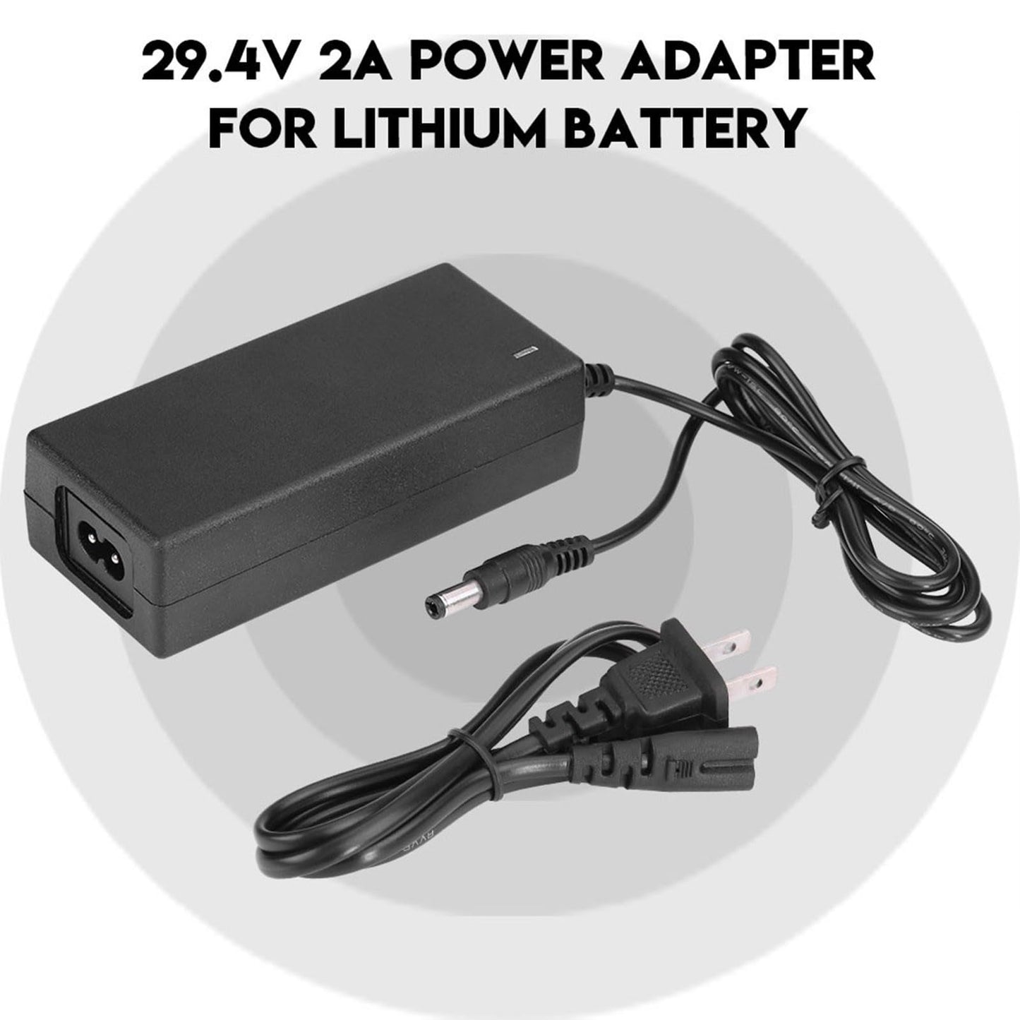 Adaptador de Fuente de Alimentación PUSOKEI Negro con Protección contra Sobrecorriente