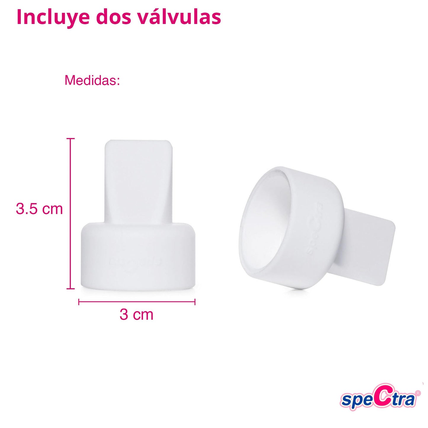 Válvulas de Silicón Duckbill Spectra Transparente Accesorios para Extractor de Leche
