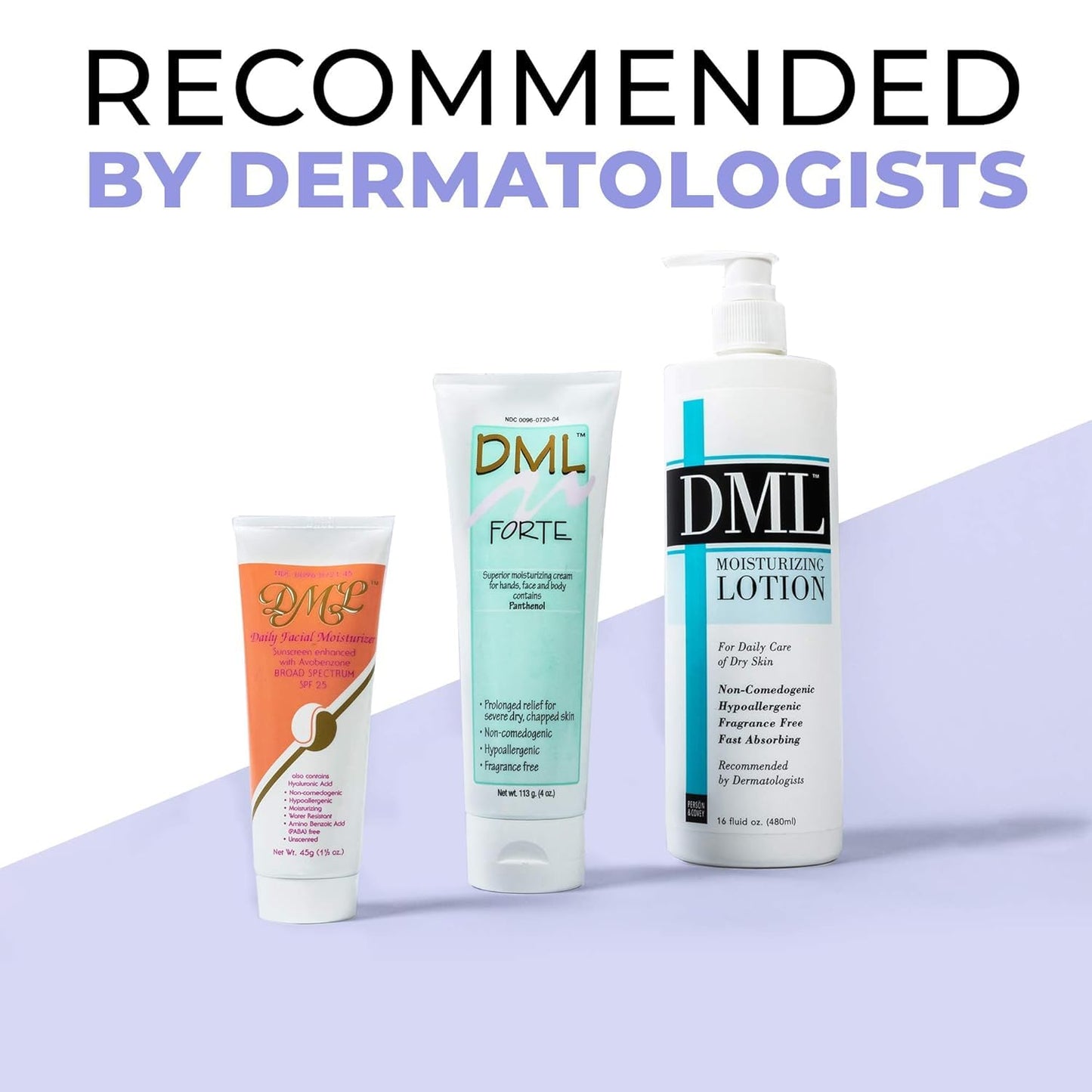 DML Daily Facial Moisturizer SPF 25 1.5 oz Pack of 4 by DML