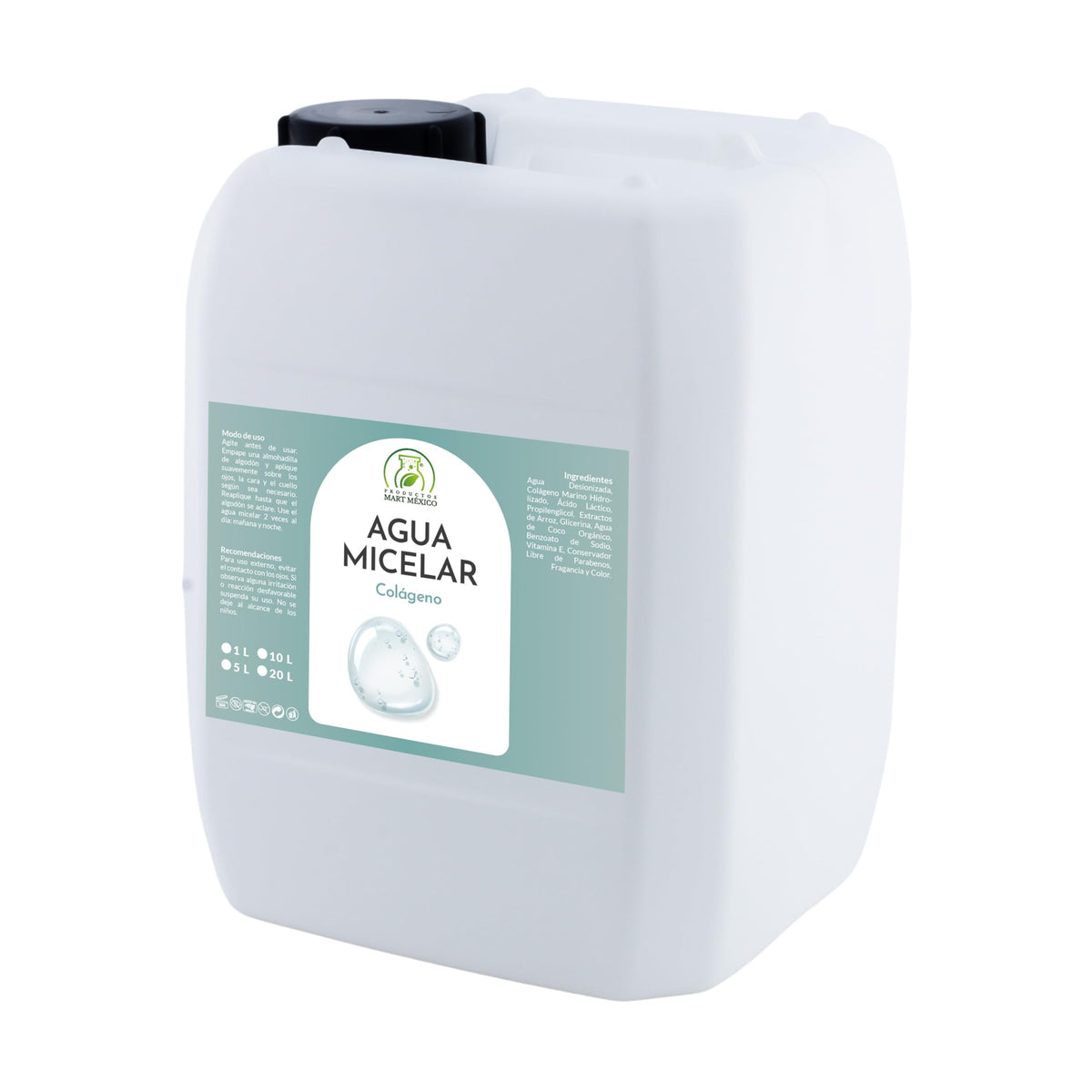 Agua Micelar Colágeno Refresca 5 Litros Productos Mart Mexico