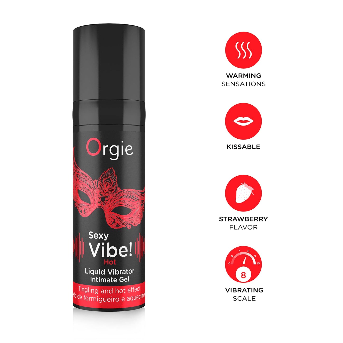 Gel Vibratorio Orgie Sexy Vibe! Hot Unisex Intenso