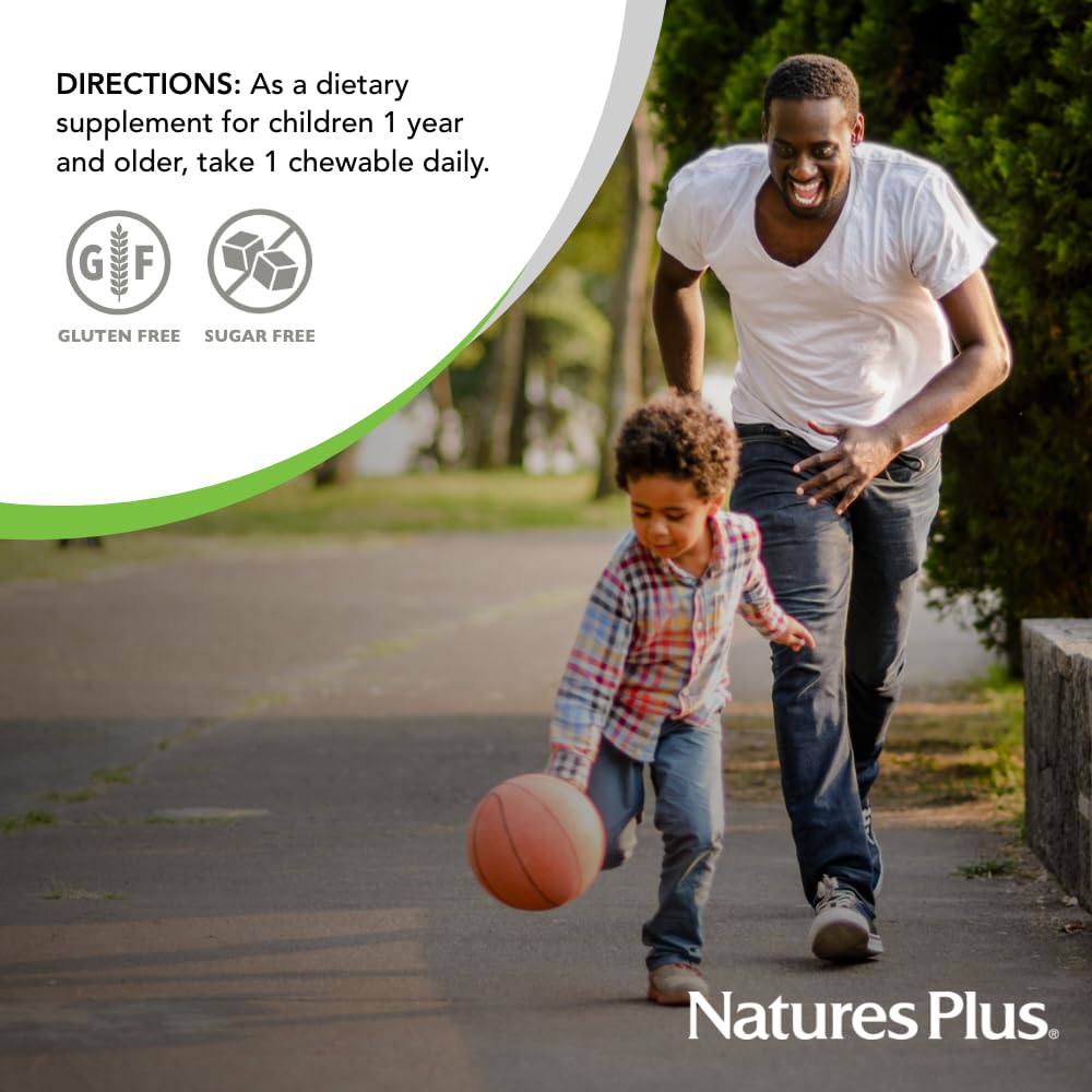 NaturesPlus GI masticables probióticos naturales para niños – 30 unidades – sabor a bayas mixtas – Soporta digestivo, inmune, respiratorio y salud de la piel – 16 cepas probióticas vivas – sin gluten – 30 porciones