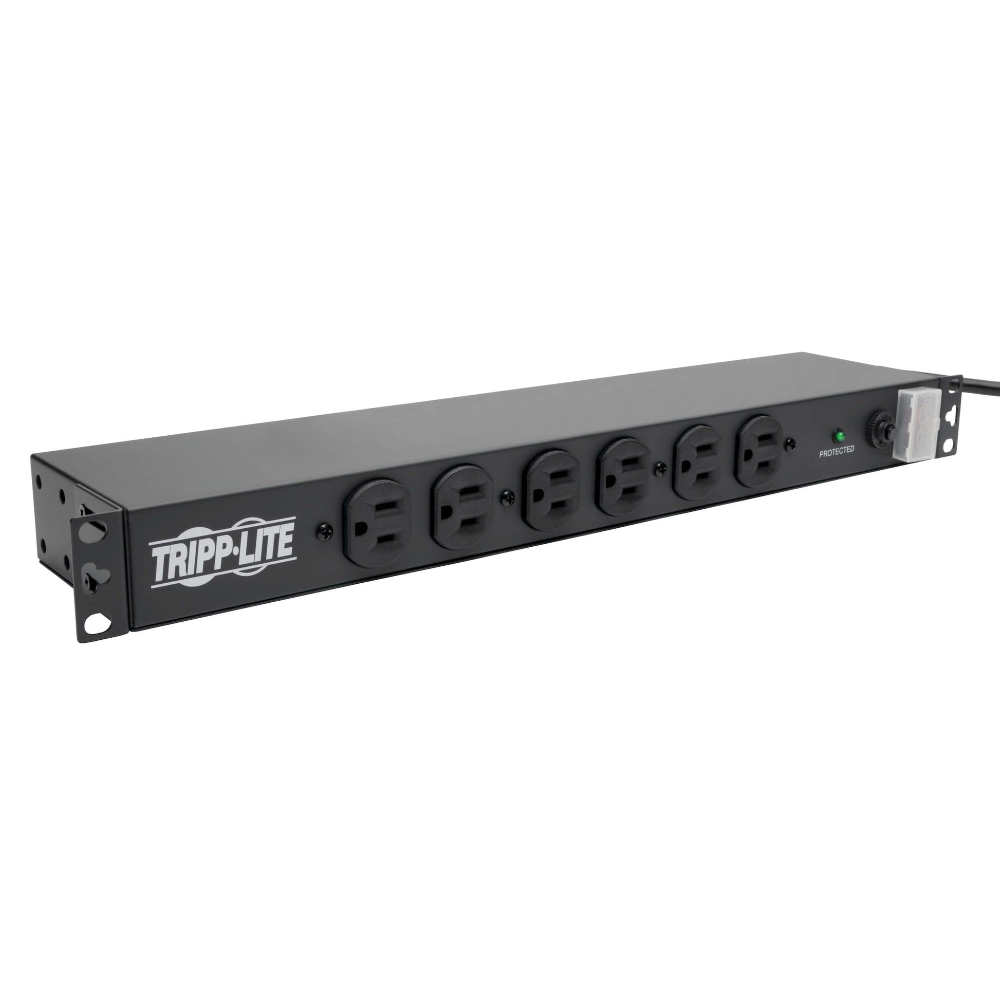 PDU de 14 Tomacorrientes Tripp Lite Negro con Supresor de Picos y Cable de 15ft para Rackmount de Nivel de Red