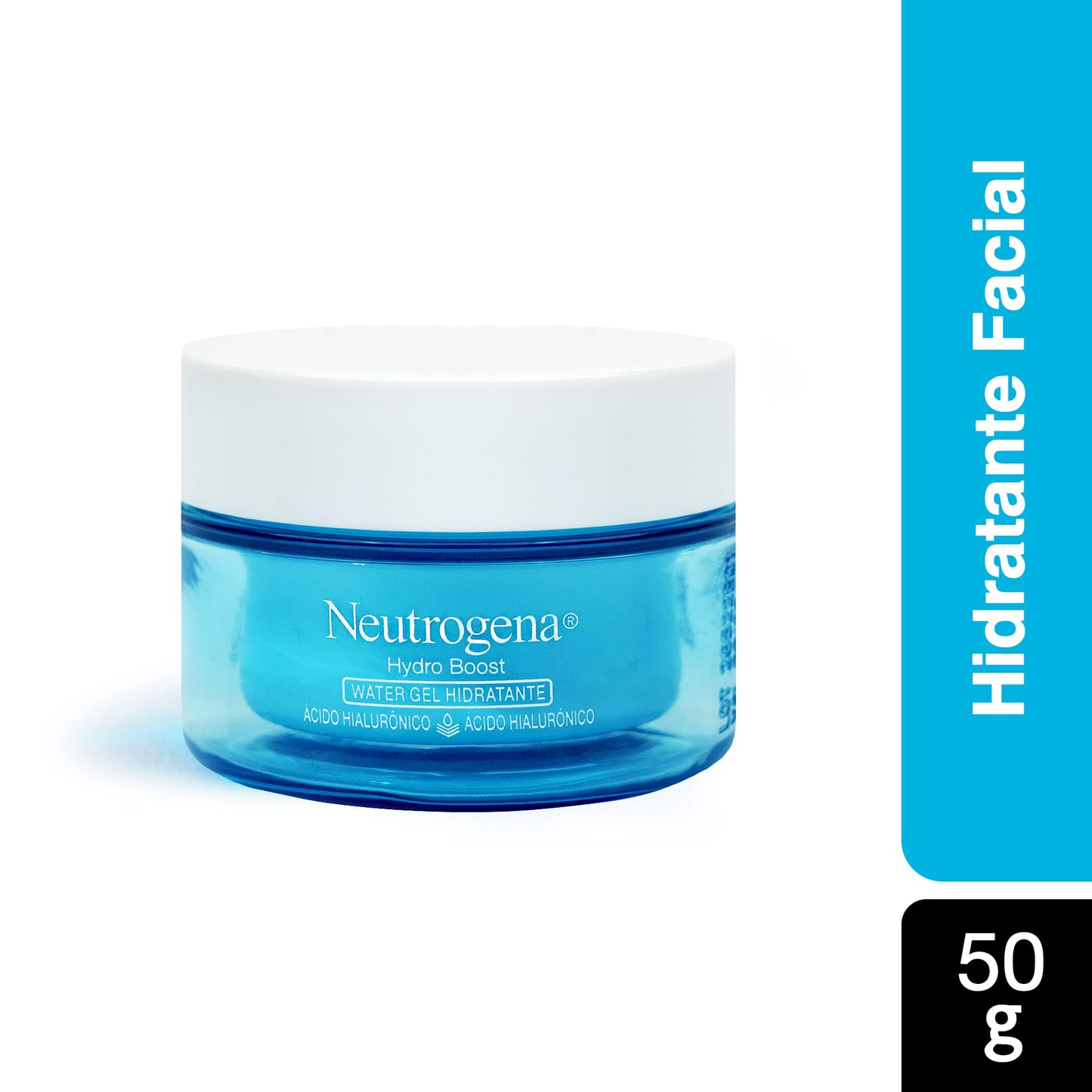 NEUTROGENA Hidratante Facial Hydro Boost Water gel 50 g + Sun fresh Protector Solar Facial sin color Dermcare Niacinamida FPS50 +, 40g