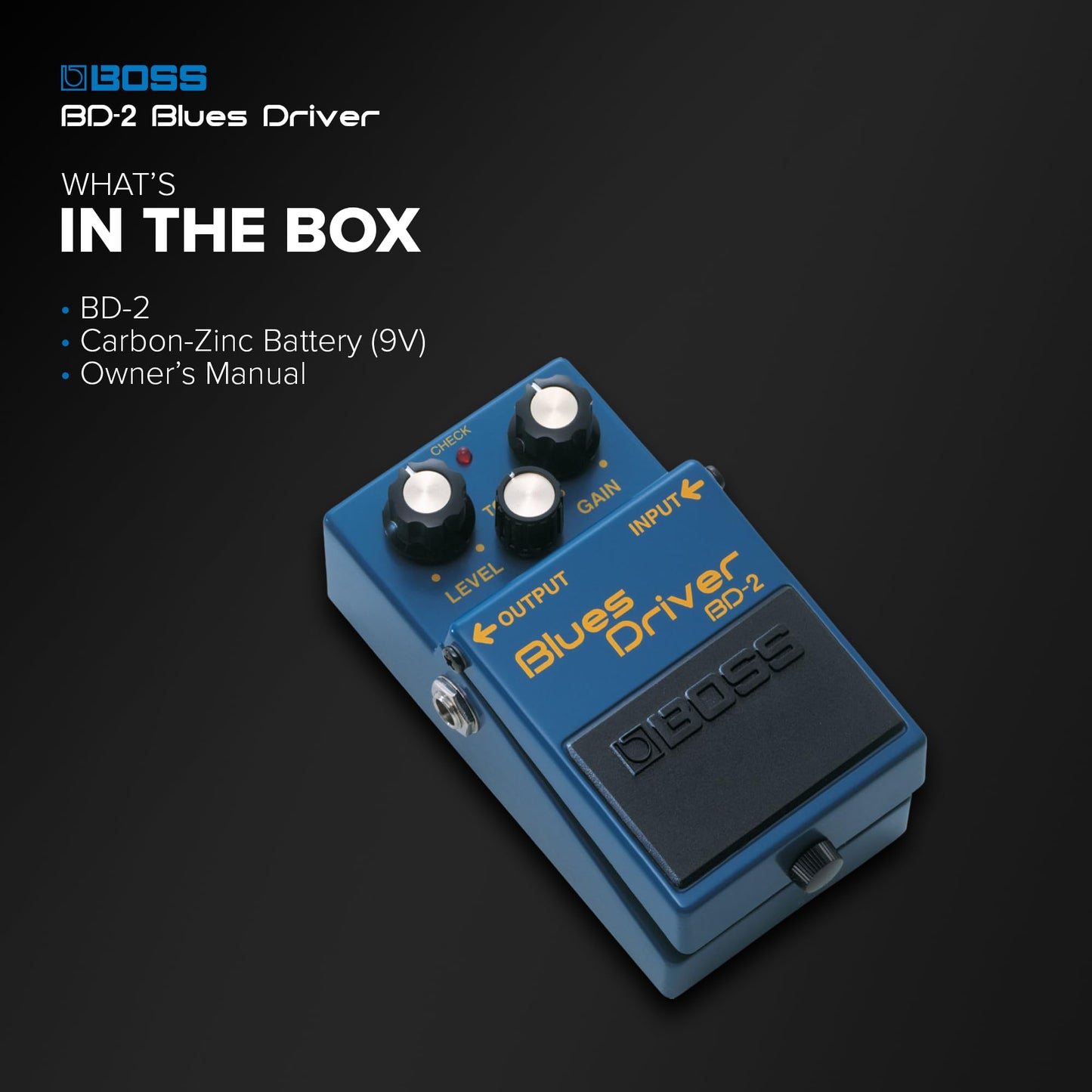 Boss BD-2 Blues Driver Guitar Effects Pedal