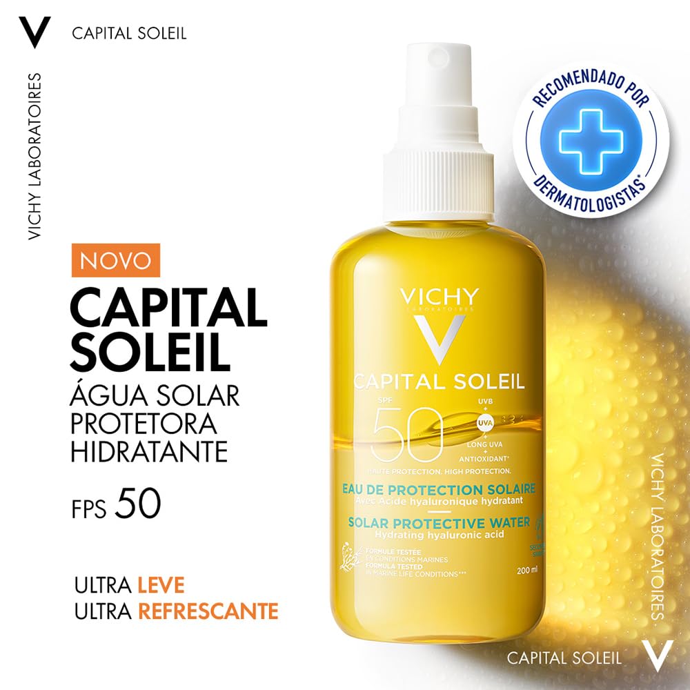 Agua Solar Hidratante Vichy Capital Soleil FPS 50