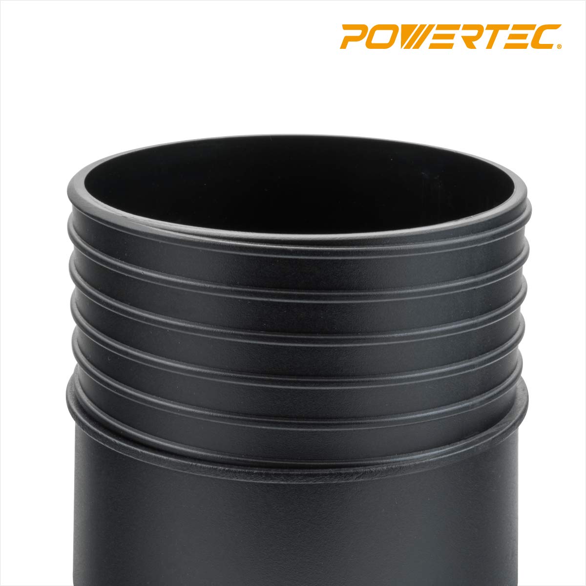 Adaptador de Conexión Rápida POWERTEC 70286 en Negro con Extremo Roscado para Zurdos