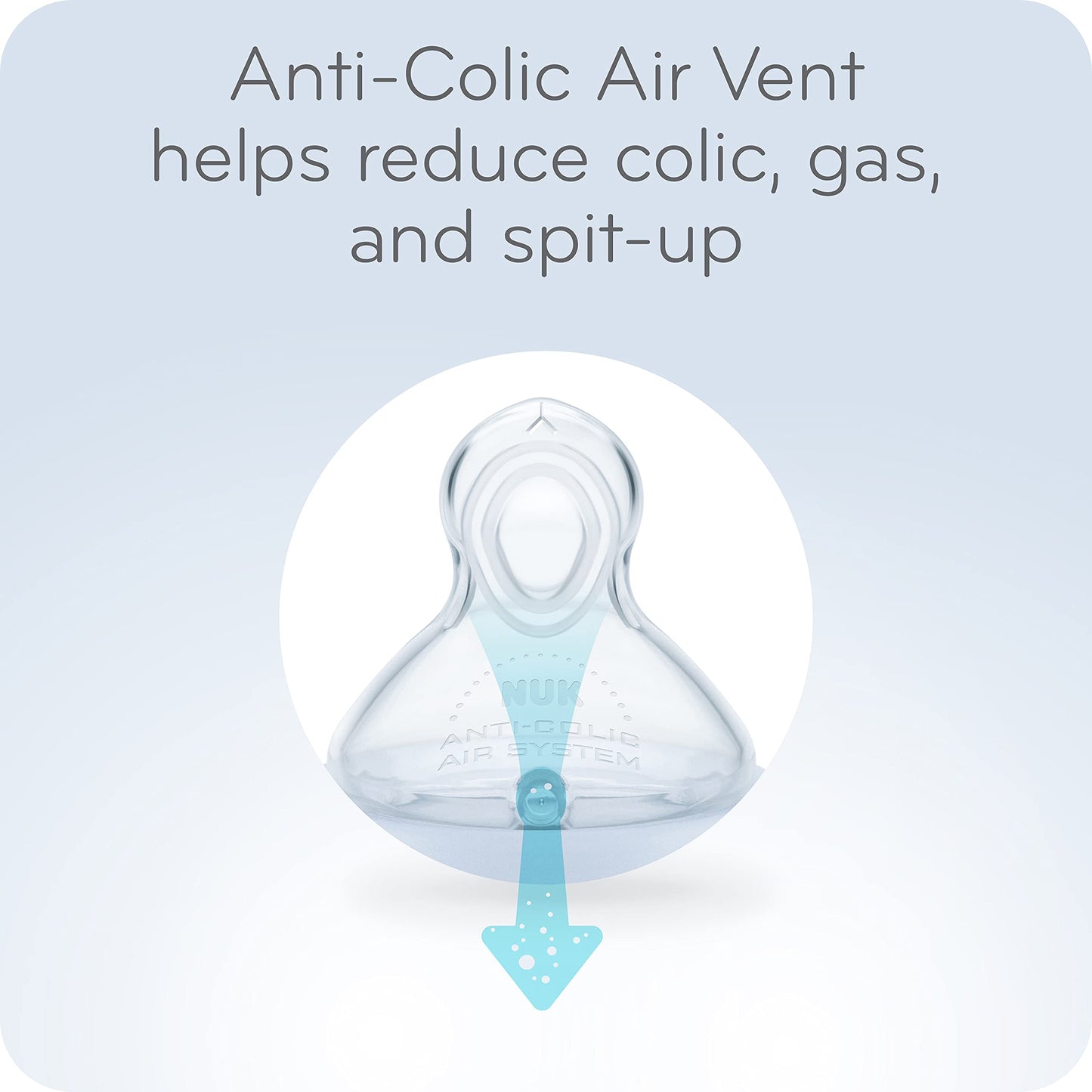 Set de Regalo NUK flujos suaves y anticólicos para Recién Nacido