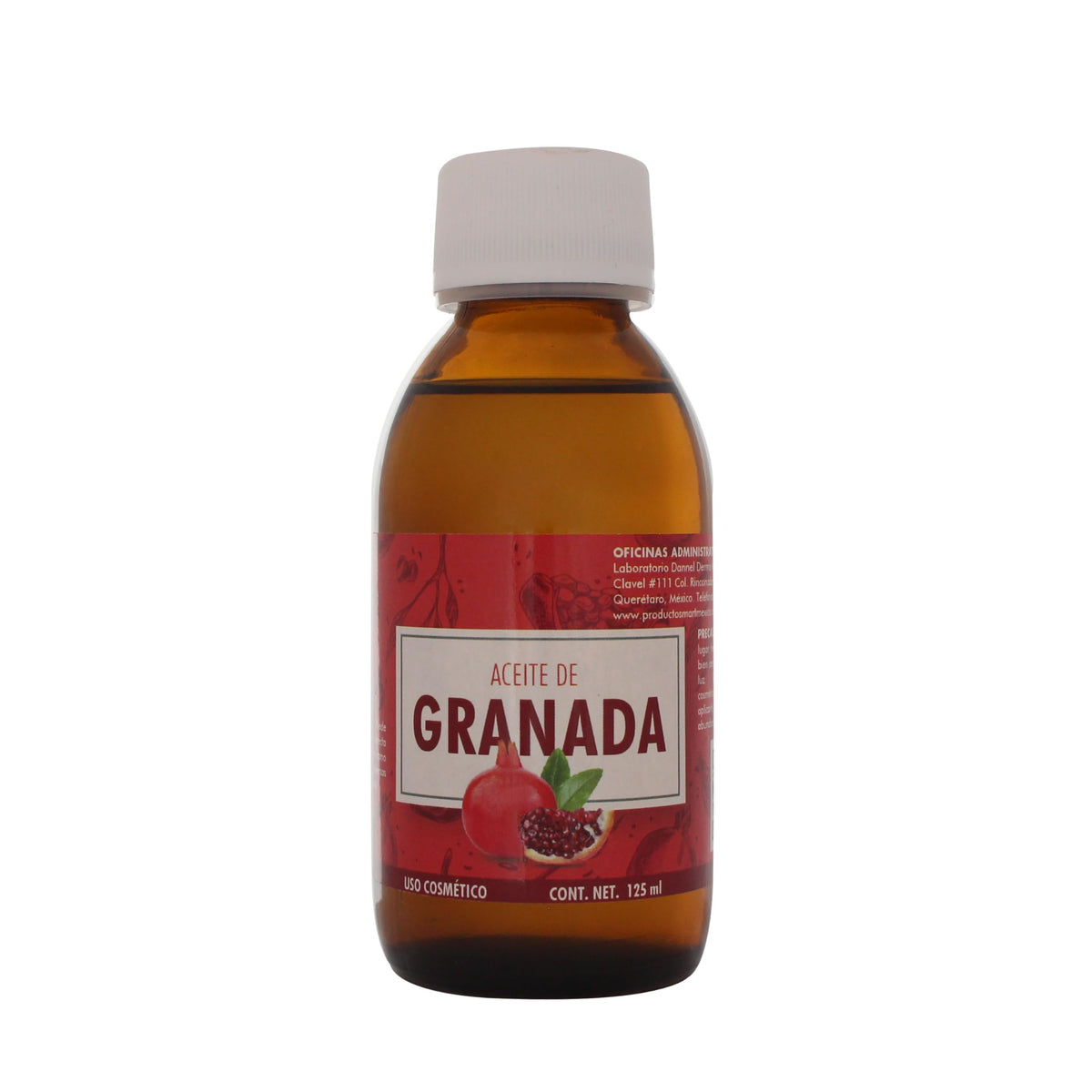 Aceite Cosmético Hidratante De Granada Premium 125ml Productos Mart Mexico