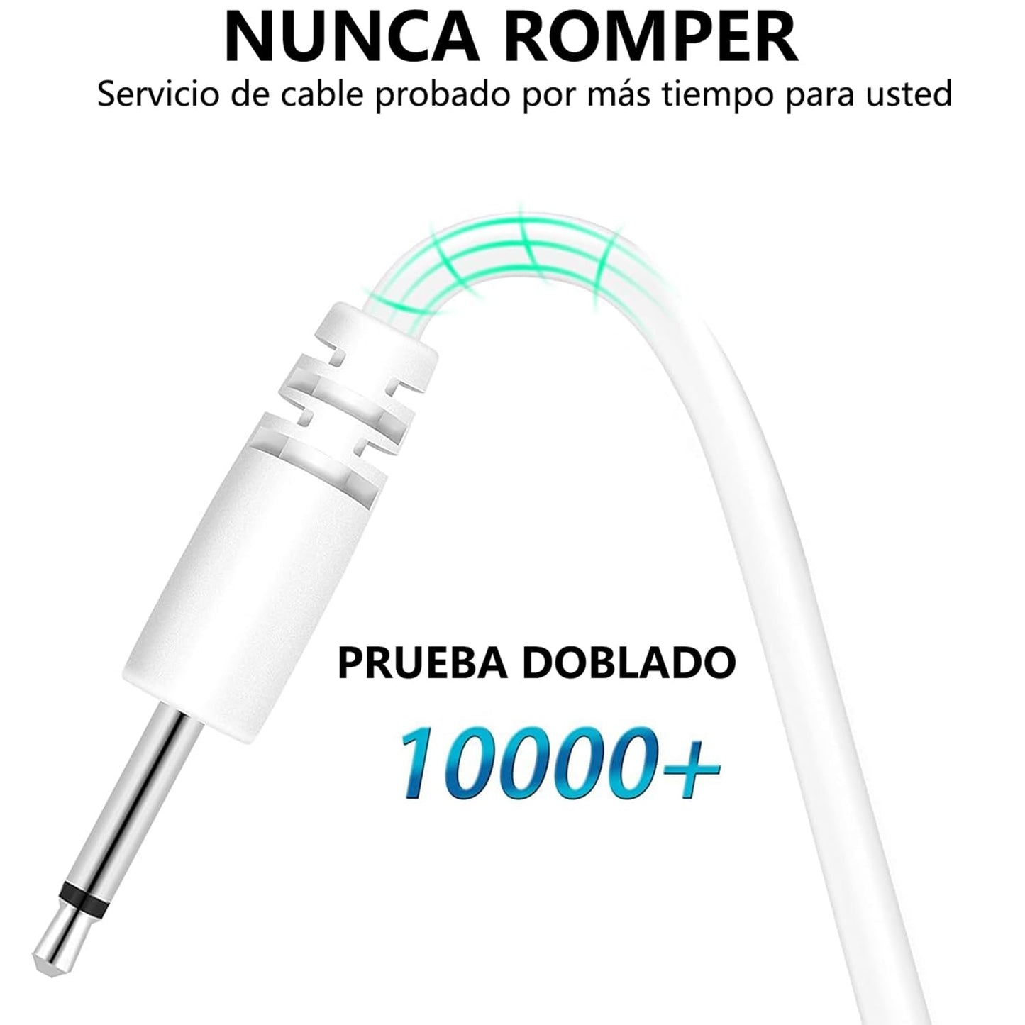 MORNWELL 2.5mm cable de carga de DC de repuesto,5V cargador de Vibrador de CC USB,adaptador de cable de carga rápida para masajeador Vibradorador,Cargador de juguetes sexuales,Alta durabilidad