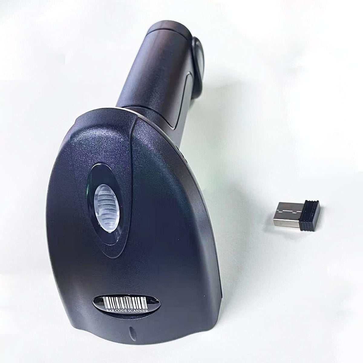 Escáner de Código QR 2D Inalámbrico Rabitpos Negro con Escaneo Automático para POS e Inventario