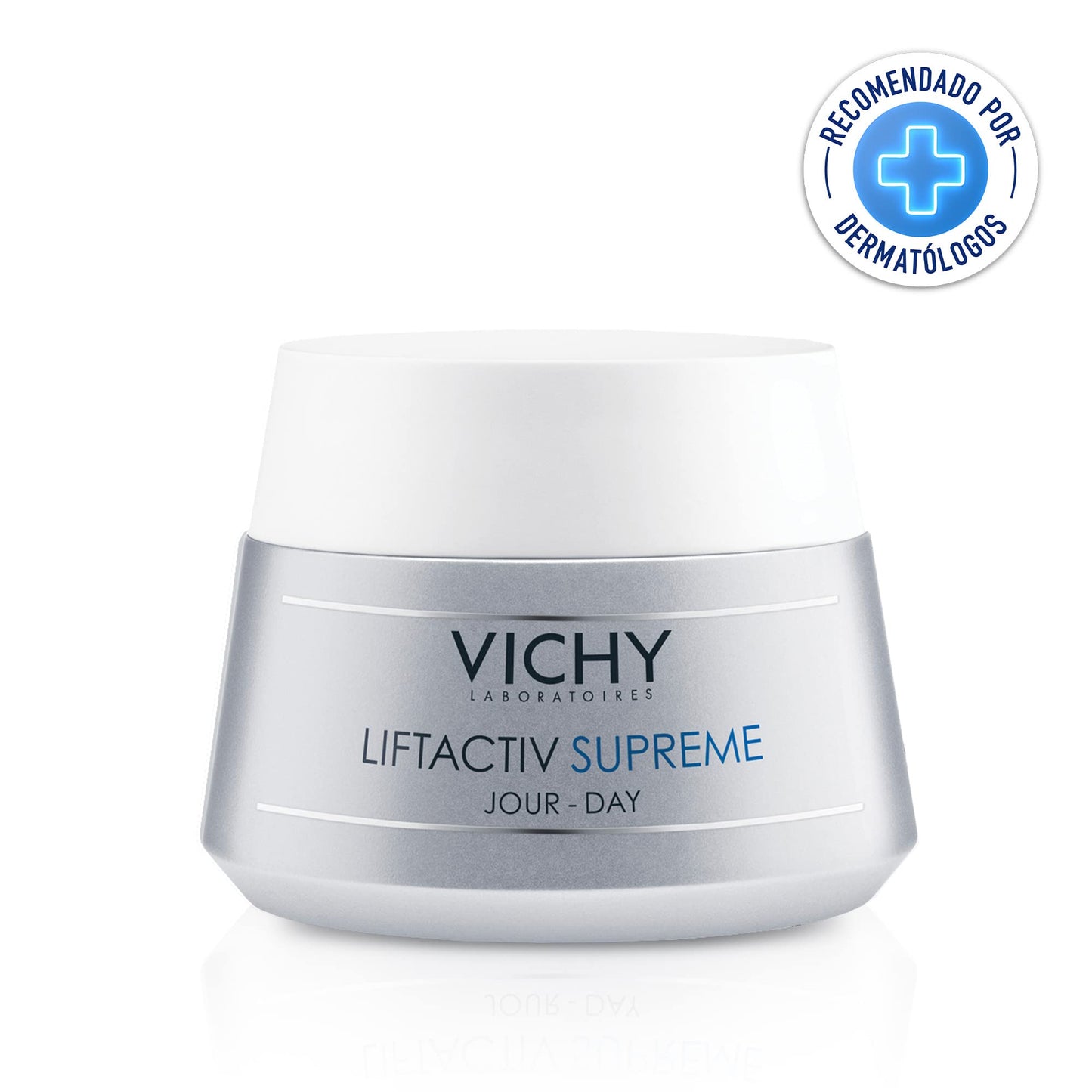 Vichy Liftactiv Crema de día anti-edad efecto lifting 50ml + Liftactiv Supreme Crema de noche anti-arrugas y reafirmante, con Ramnosa y Ácido Hialurónico, piel más firme e iluminada