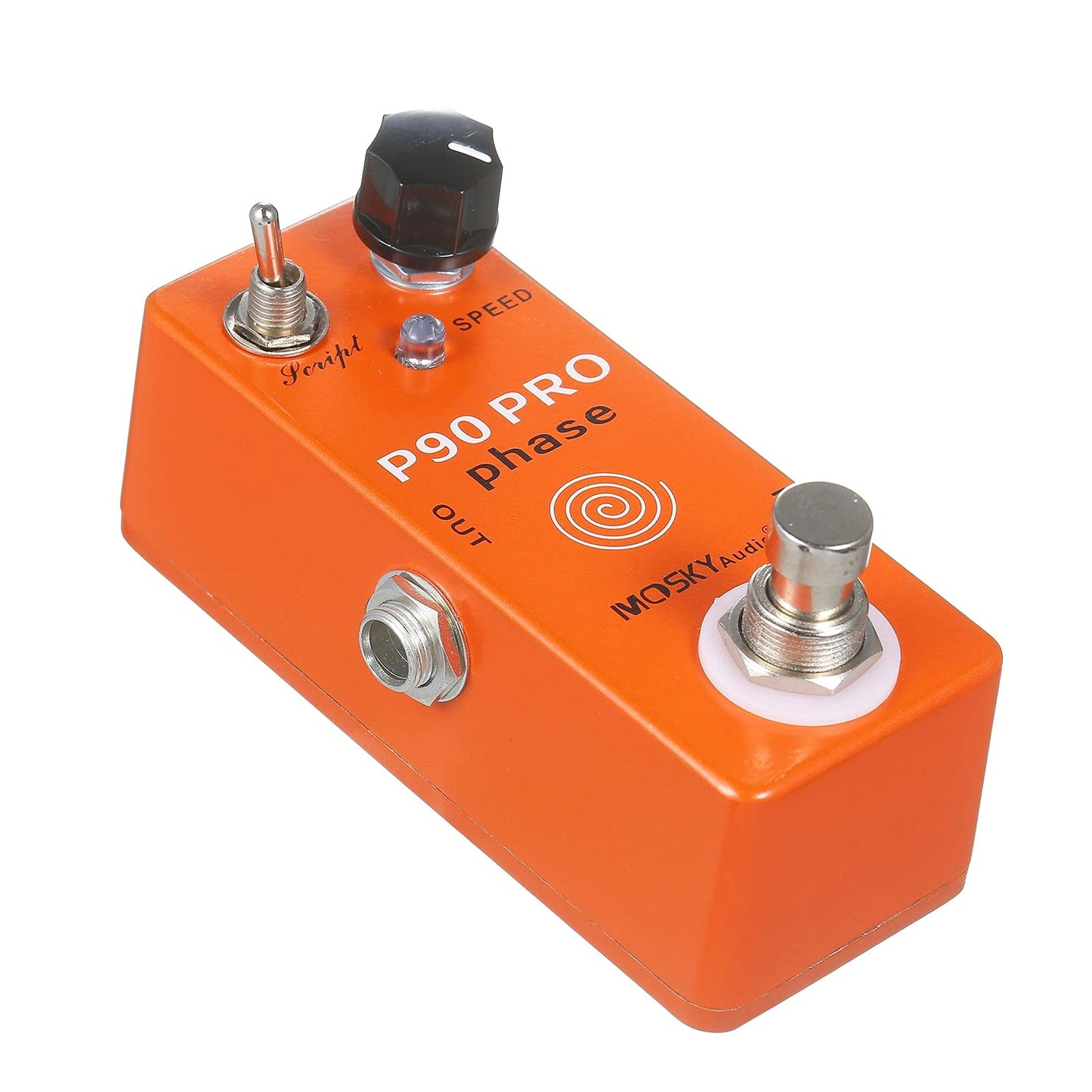 ERYUE Phaser Pedal, MOSKYaudio P90 PRO Fase Phaser Pedal Efectos de Guitarra Mini Pedal clásico Phaser Pedal Efecto Pedal