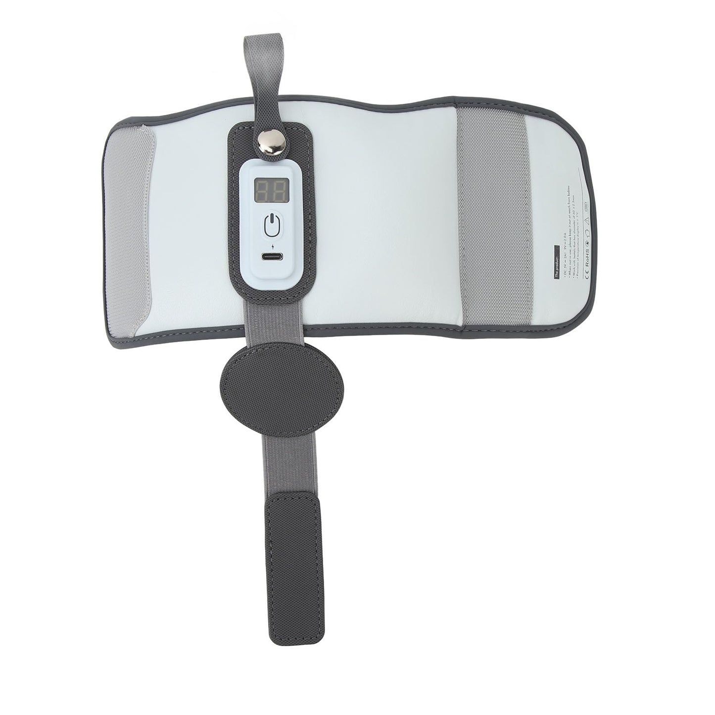 Calentador de Biberón, 5 Ajustes de Temperatura 38 ° C, 40 ° C, 42 ° C, 46 ° C 52 ° C Tipo C USB PU Multi Función Multi -Función Pantalla LCD LCD