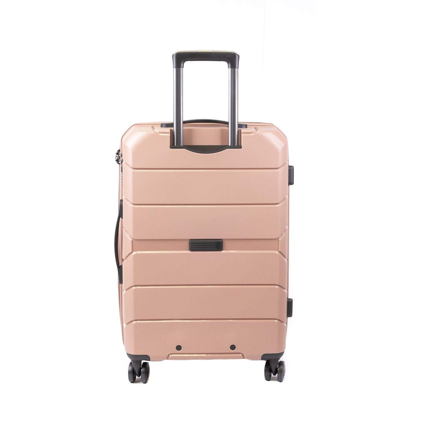Maleta Mediana MIGUEL PETACAS Rosa con Asa Telescópica y Candado de Combinación