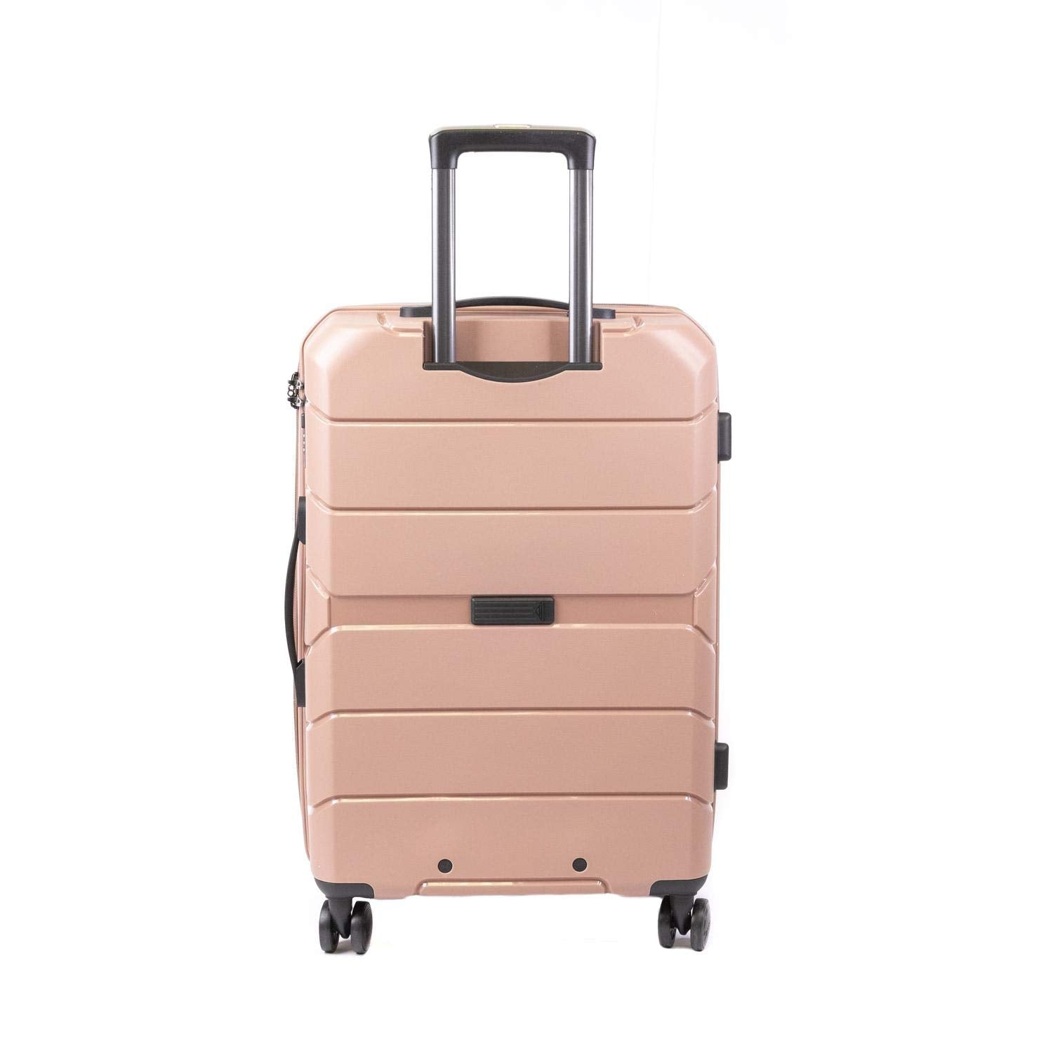 Maleta Mediana MIGUEL PETACAS Rosa con Asa Telescópica y Candado de Combinación
