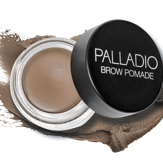 Palladio Pomada para Cejas Resistente al Agua, 24 Horas de Duración, Fórmula Resistente al Agua, a Prueba de Borrones y Sudor, Definido y Impecable, Taupe