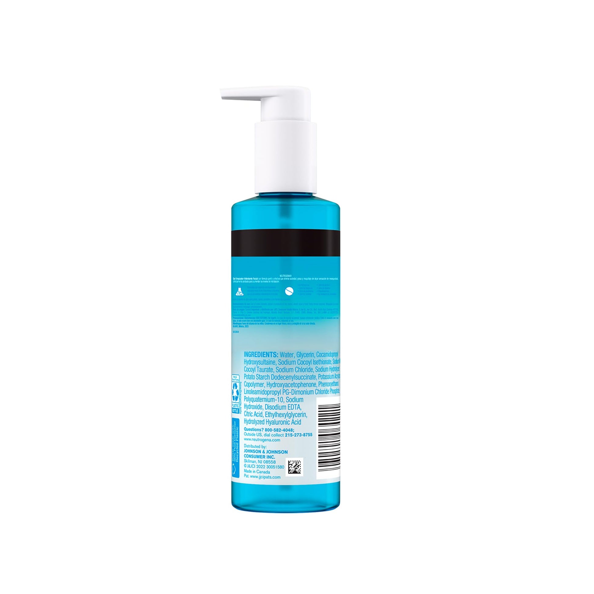 Neutrogena Hydroboost HYDRATING CLEANING GEL sin Fragancia con Acido Hialuronico 230ML