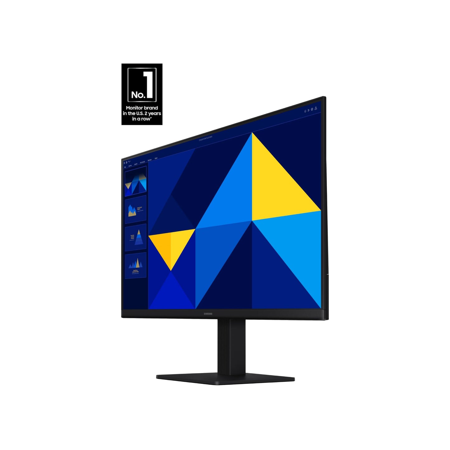 SAMSUNG Monitor Esencial de 24 Pulgadas (S30GD) con Panel IPS y Soporte Solo inclinación, frecuencia de actualización de 100 Hz, diseño ergonómico, Cuidado Ocular avanzado, Modo de Juego,