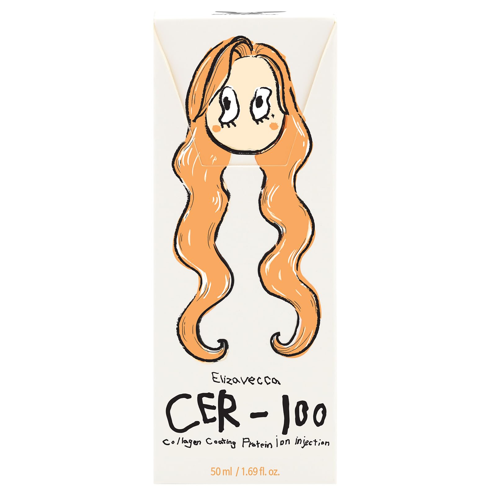 Elizavecca cer 100 Mascarilla nutritiva con colágeno y inyección de iones de proteína, 50 ml