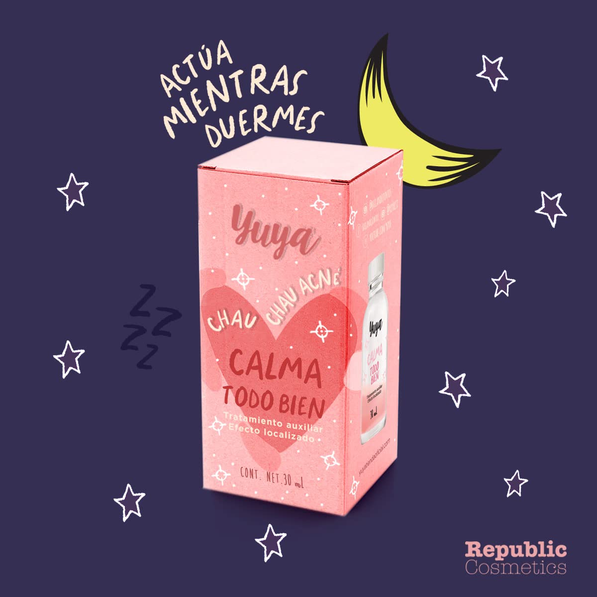 Yuya - Republic Cosmetics Tratamiento Chau Chau Granitos "Calma Todo Bien" 30 ml