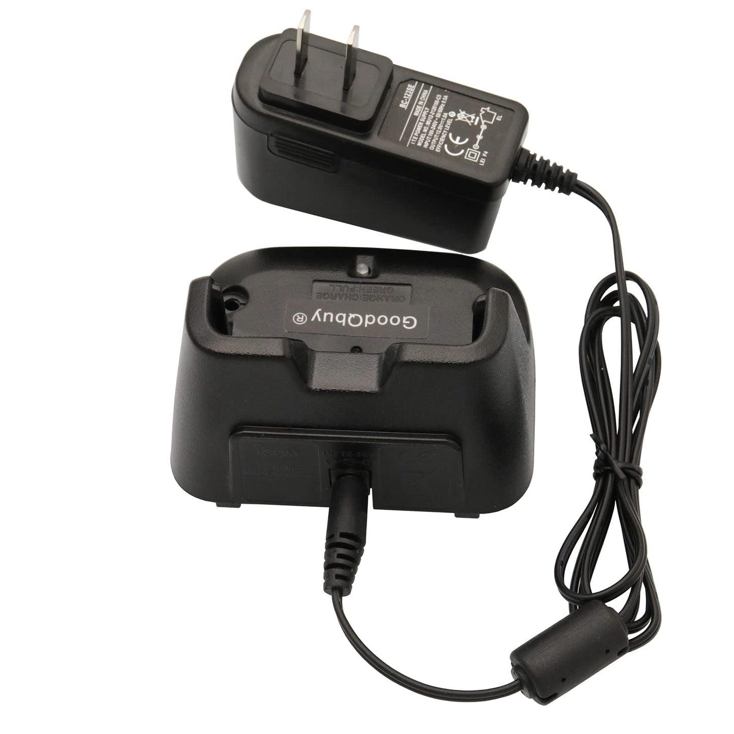 GoodQbuy¨ Smart Battery Charger BC-192 for Icom Walkie Talkie F3001 F4001 F3101D F4104D F3002 F4002 F3003 F4003 IC-F27SR BP264 Battery