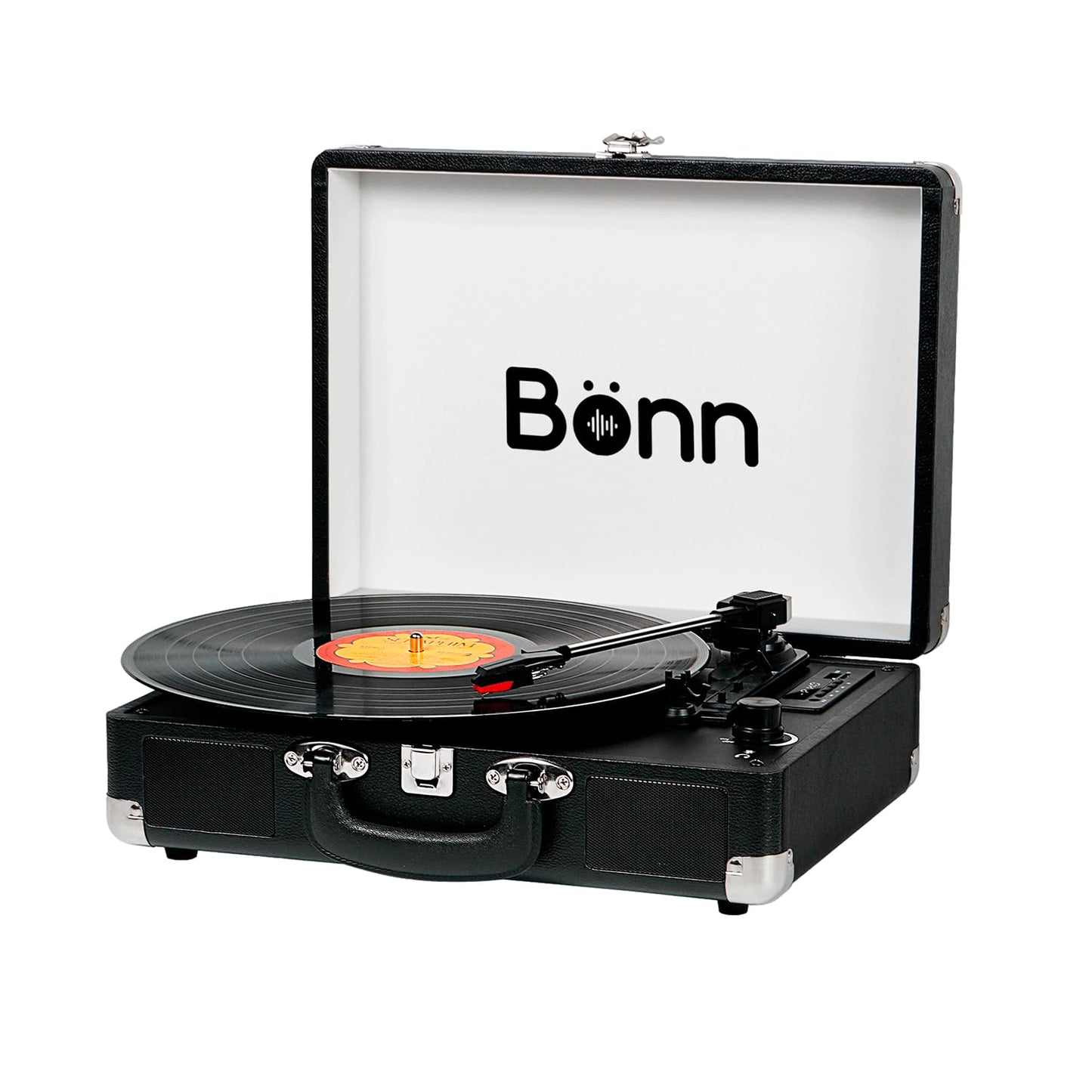 Bonn Maleta Tocadiscos Bluetooth Negro