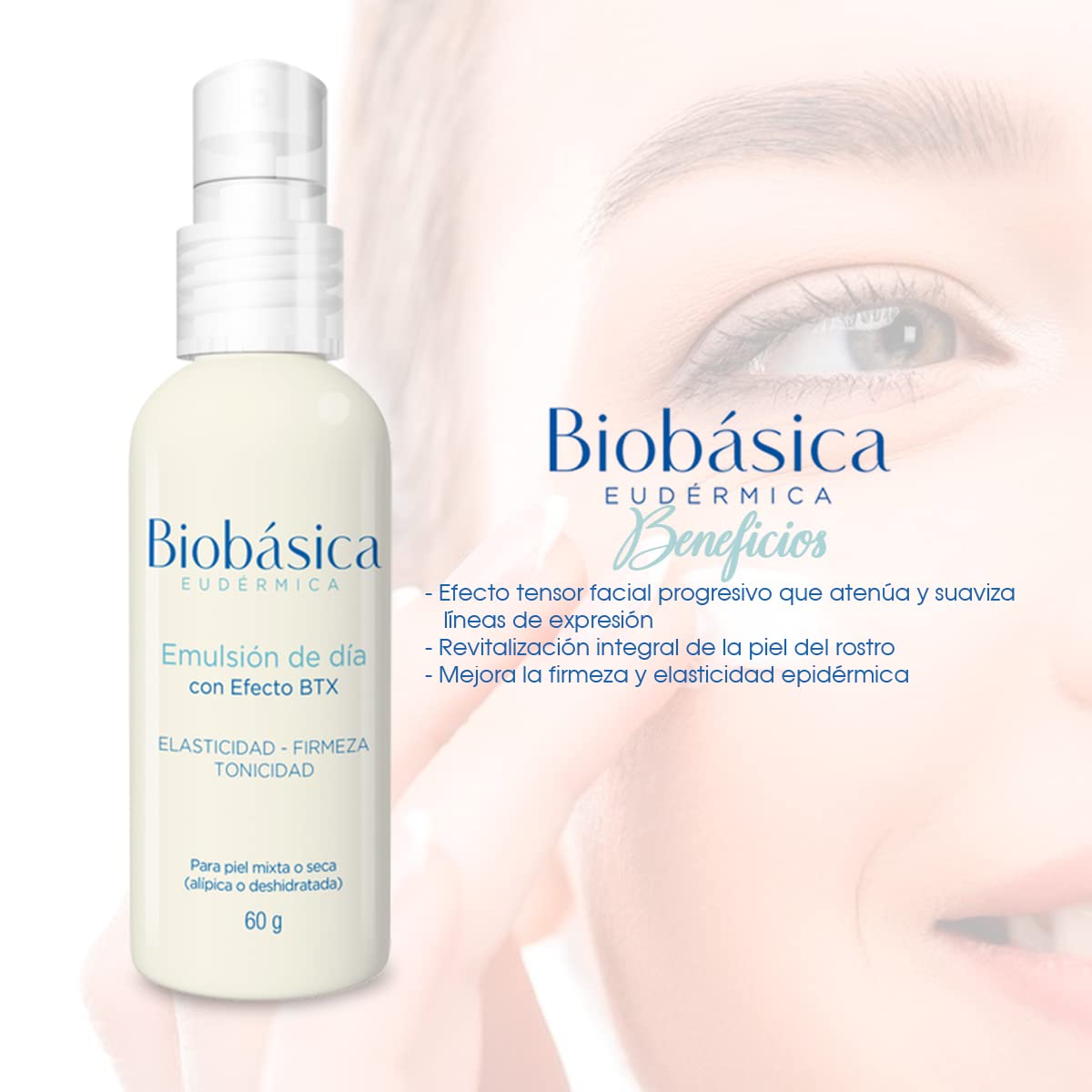 Emulsión de día con efecto BTX | revitalizante | previene líneas de expresión | reduce líneas de expresión existentes.
