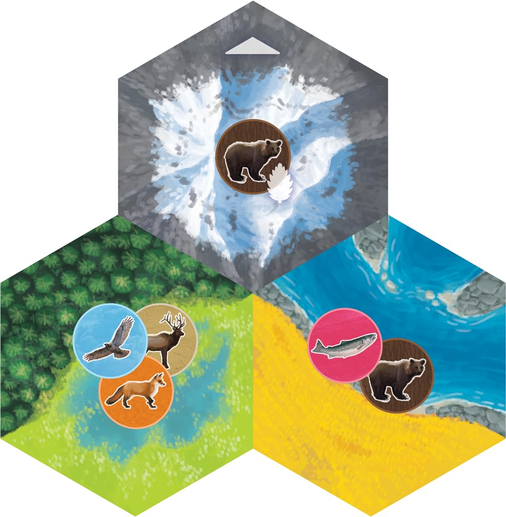 Alderac Entertainment Group (AEG) Cascadia: Juego de mesa para 1-4 jugadores, edad recomendada 12+, género Ecología, tema Cascadia, ecosistemas del noroeste Pacífico, tiempo de juego 30-45 minutos