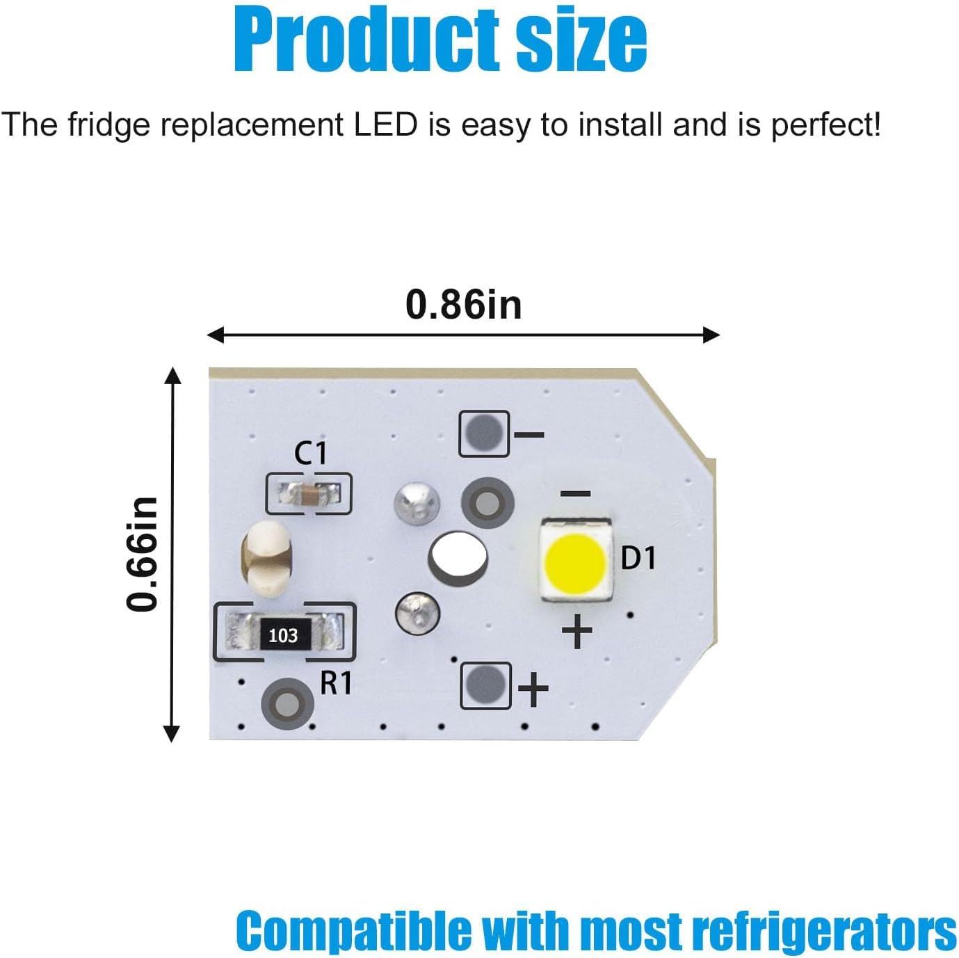 Foco de Refrigerador GE Blanco Paquete de 2
