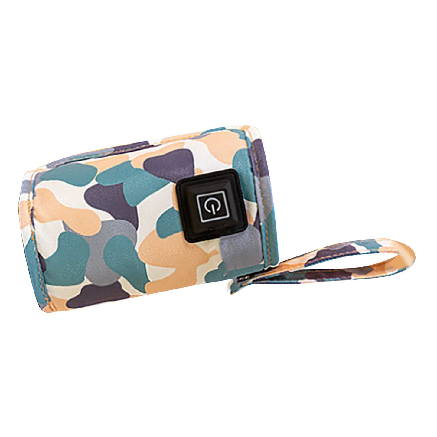 Bolsa térmica para biberones de bebé, con USB, tamaño ajustable, portátil, para exteriores, 5 V, 2 A (blanco)