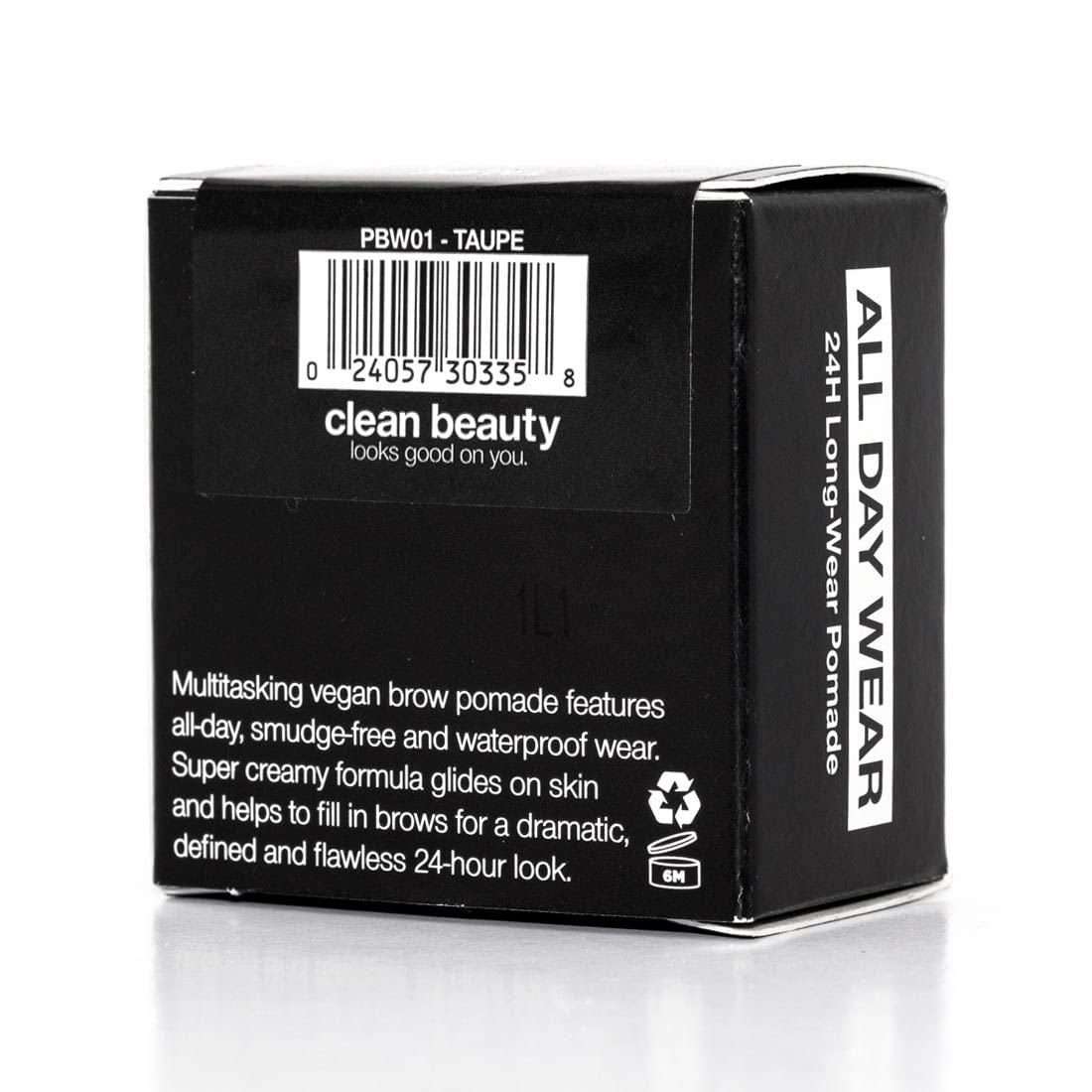 Palladio Pomada para Cejas Resistente al Agua, 24 Horas de Duración, Fórmula Resistente al Agua, a Prueba de Borrones y Sudor, Definido y Impecable, Taupe