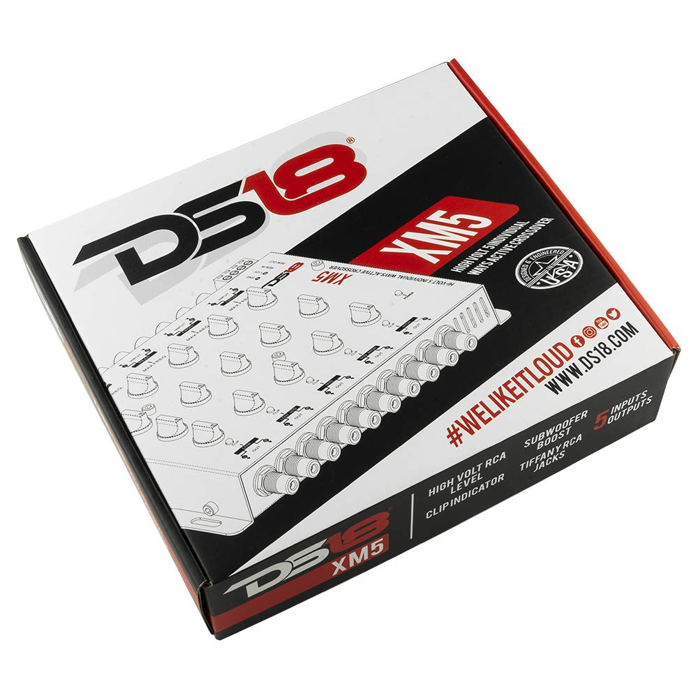 DS18 XM5 Active Crossover 5 vías con Refuerzo de Graves