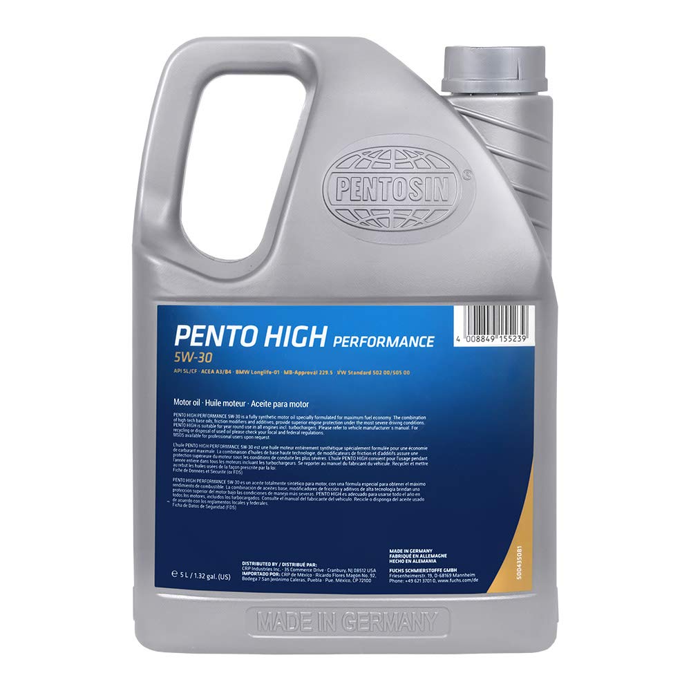Aceite de Motor Pentosin Hp 5W-30 5 l