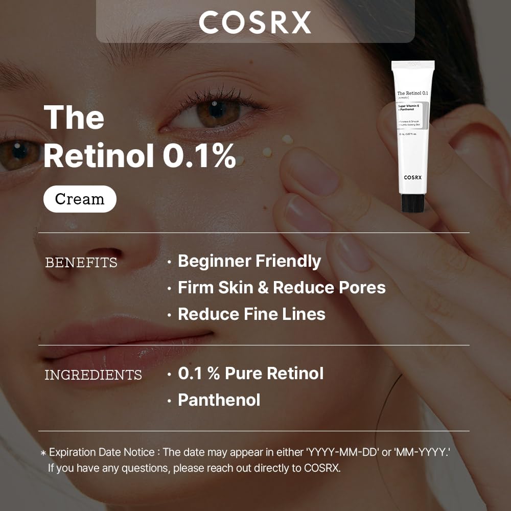 The Retinol 0.1 Cream by Cosrx for Unisex - 0.67 oz Cream