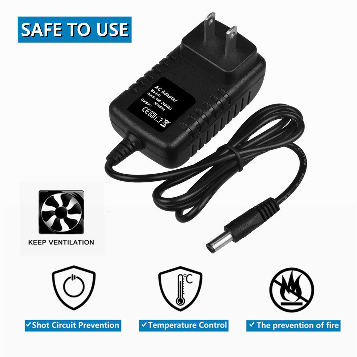 HISPD Adaptador de CA para portátil US1000 3ª edición ultrasónico masajeador de ultrasonido DC fuente de alimentación cable cargador PSU