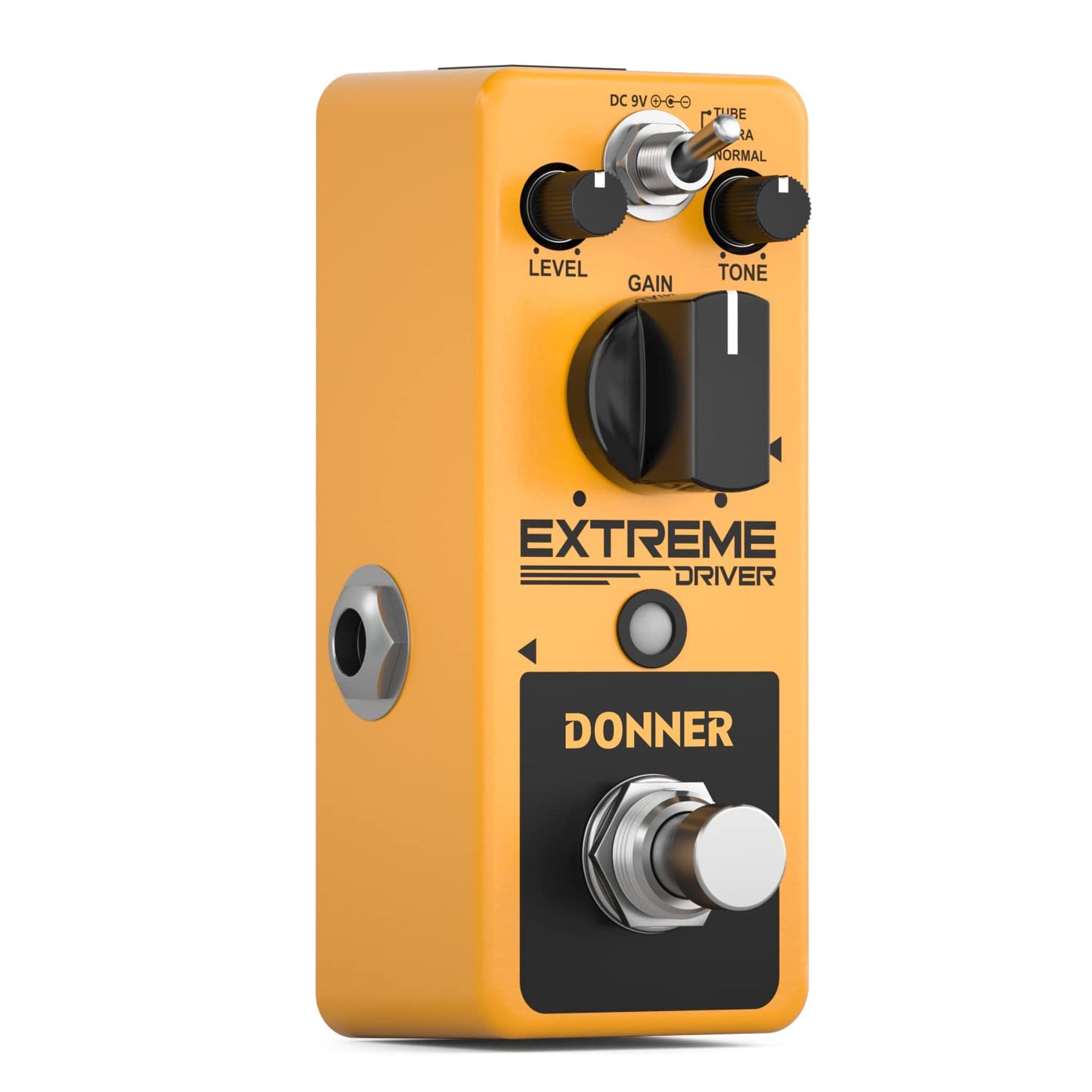 Donner Pedal de guitarra de distorsión, driver extremo, efecto de distorsión turbo analógico, 3 modos, True Bypass
