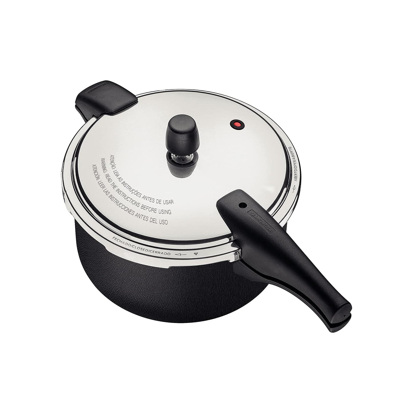 Olla de Presión Tramontina Negro Antiadherente 24 cm 6 L