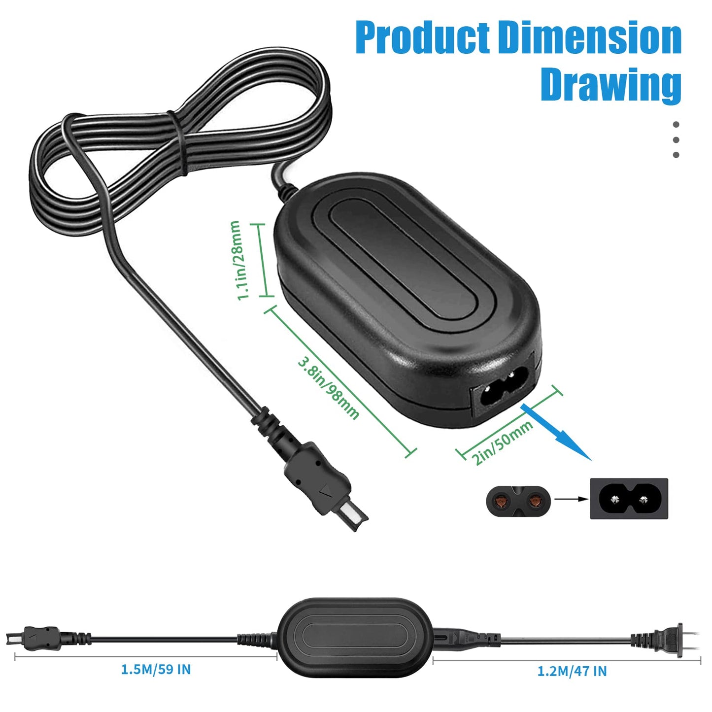 Gonine EH-67 Replacement AC Adapter For Nikon Coolpix