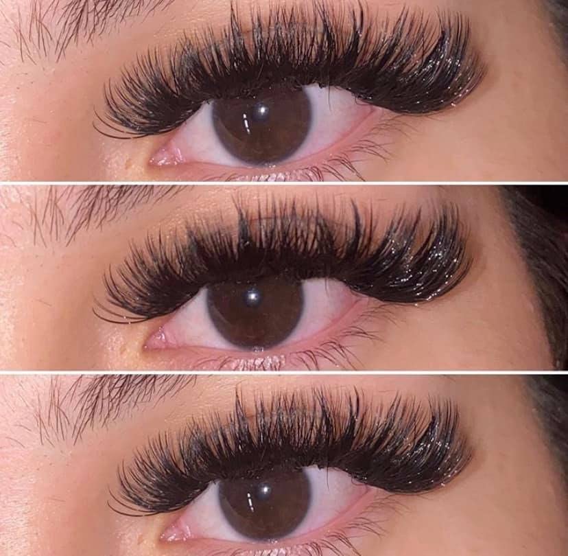 Pinzas de Volumen SIVOTE Pastel Juego de 3 para Extensiones de Pestañas