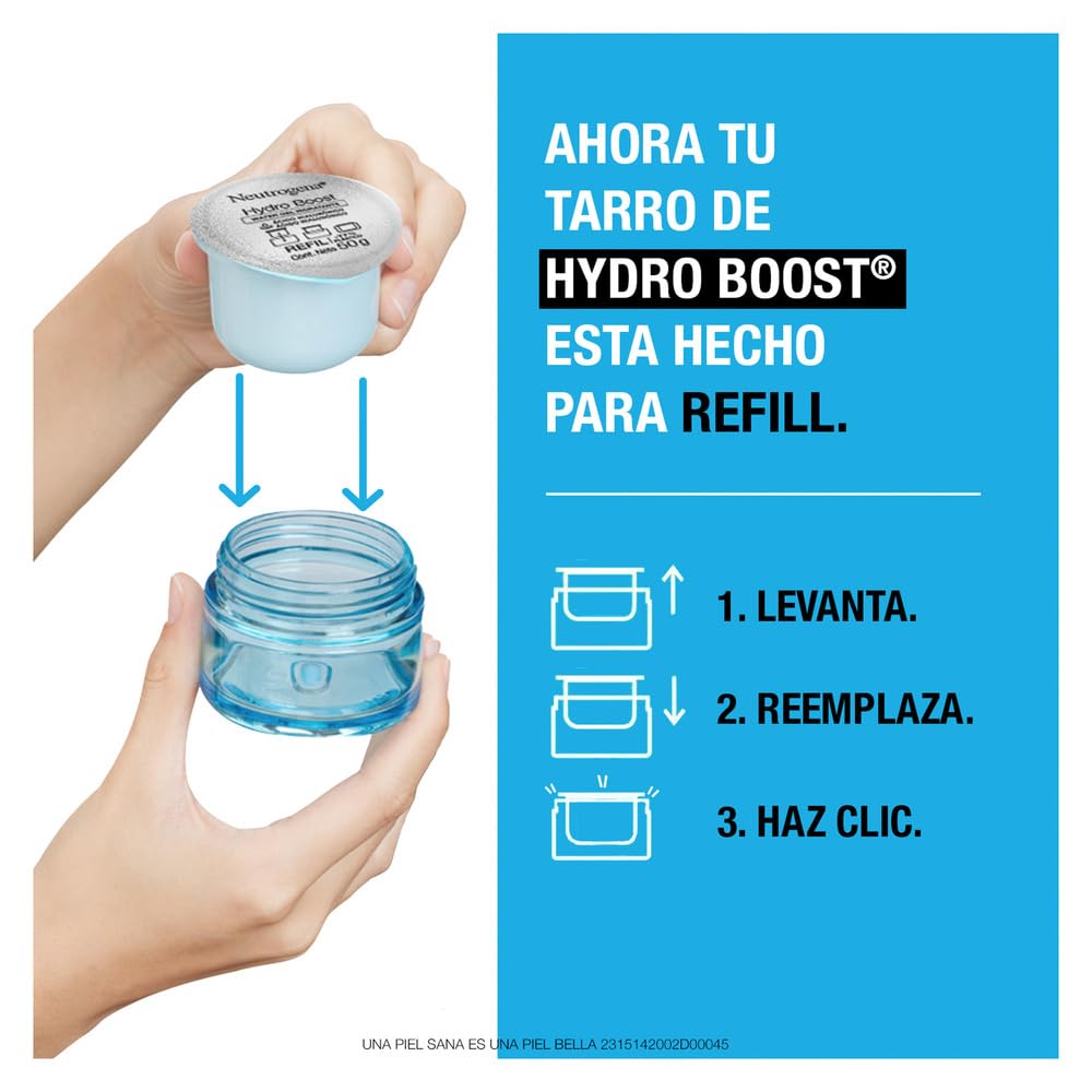 Refill Crema Hidratante Facial Neutrogena Hydro Boost Ácido Hilaurónico 50 g