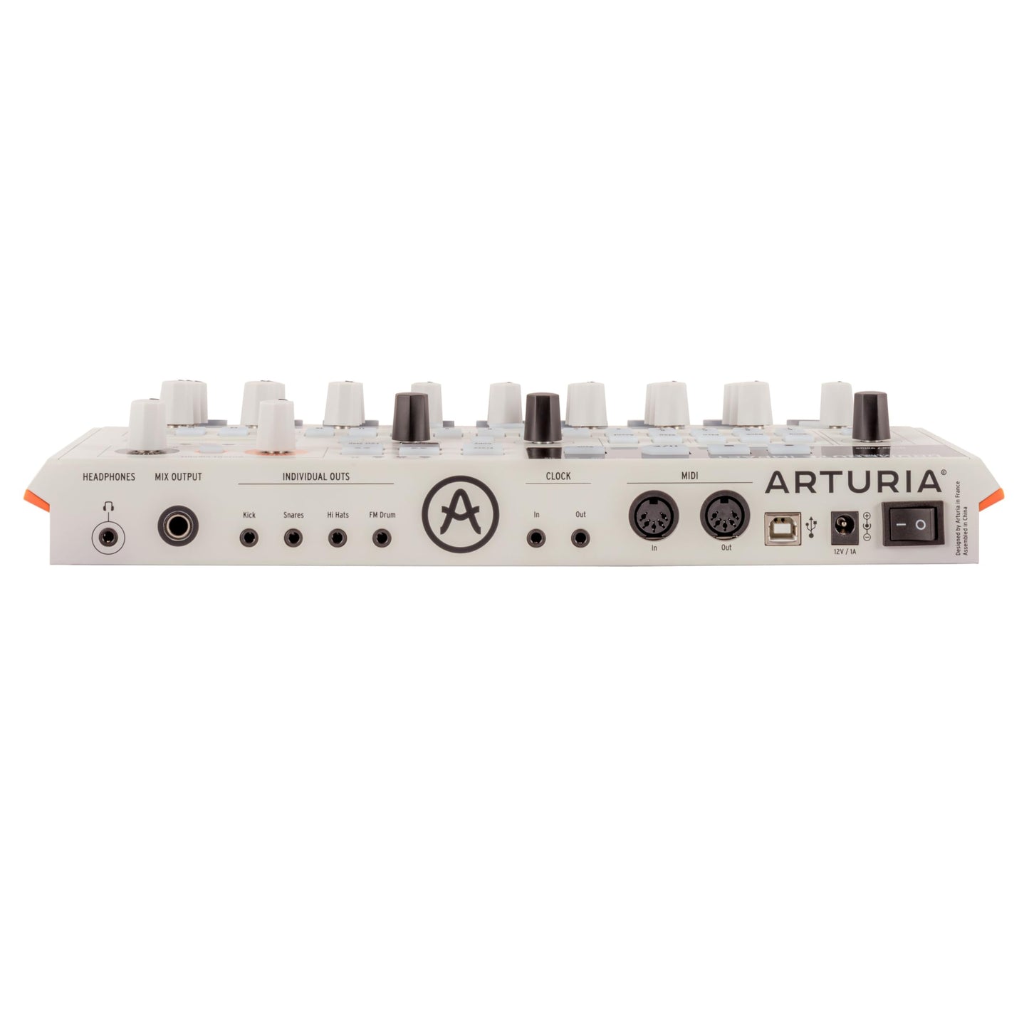 Arturia DrumBrute Impact 1984 - Máquina de tambor analógica, color blanco