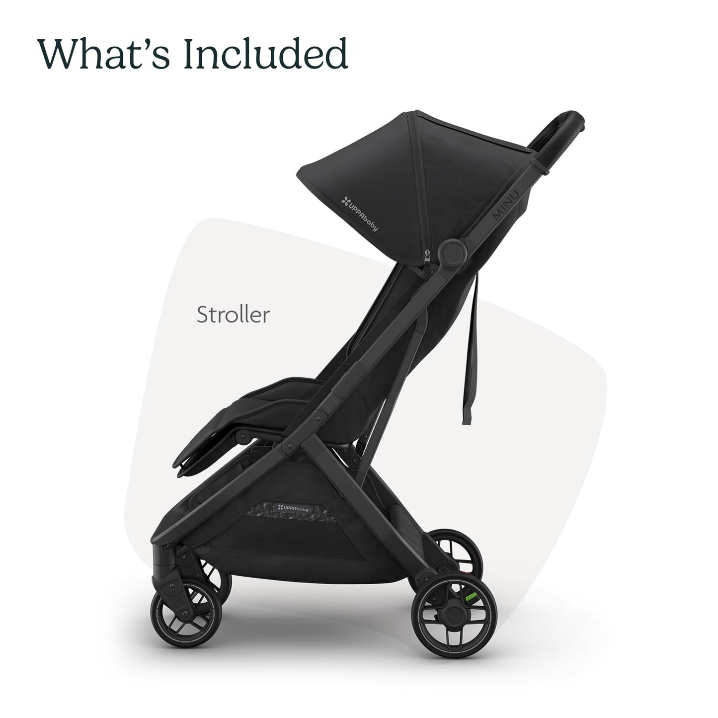 Carriola de Viaje UPPAbaby Minu V3 Jake Carbón Compacta Ligera y Plegable