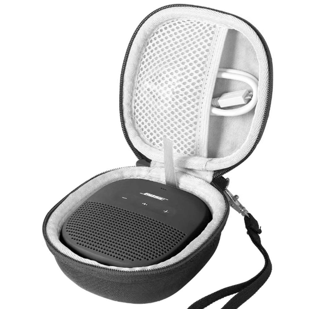 CoWalkers Estuche rígido para Bose SoundLink Micro Bluetooth Speaker Altavoz inalámbrico portátil (Negro)