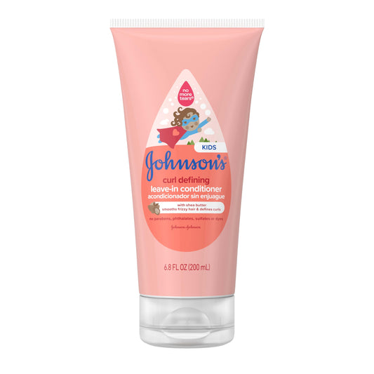 Johnson's Baby - Acondicionador sin lágrimas para niños con manteca de karité, 6.8 oz